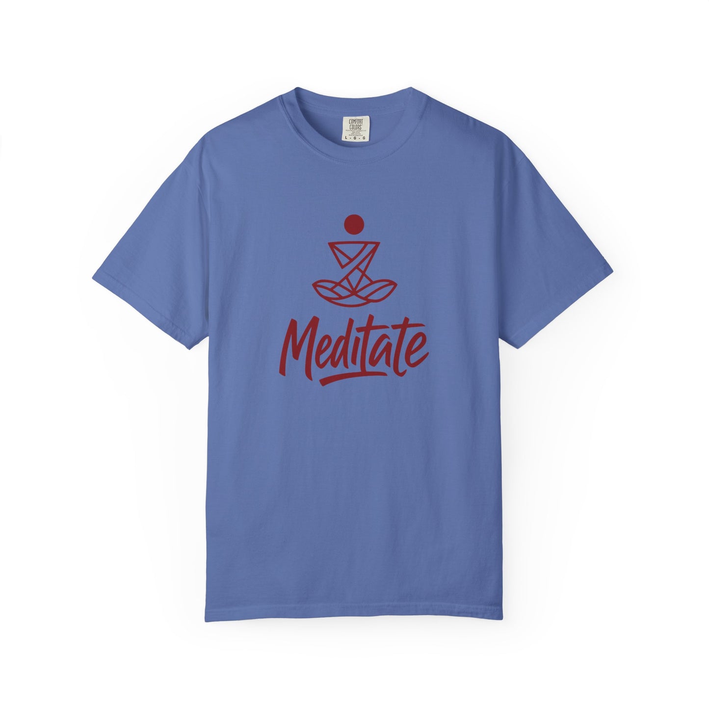 Meditate T-Shirt | 100% ring-spun US cotton | Spiritual Yoga Tee | Mindfulness Shirt | I Am Meditating Top