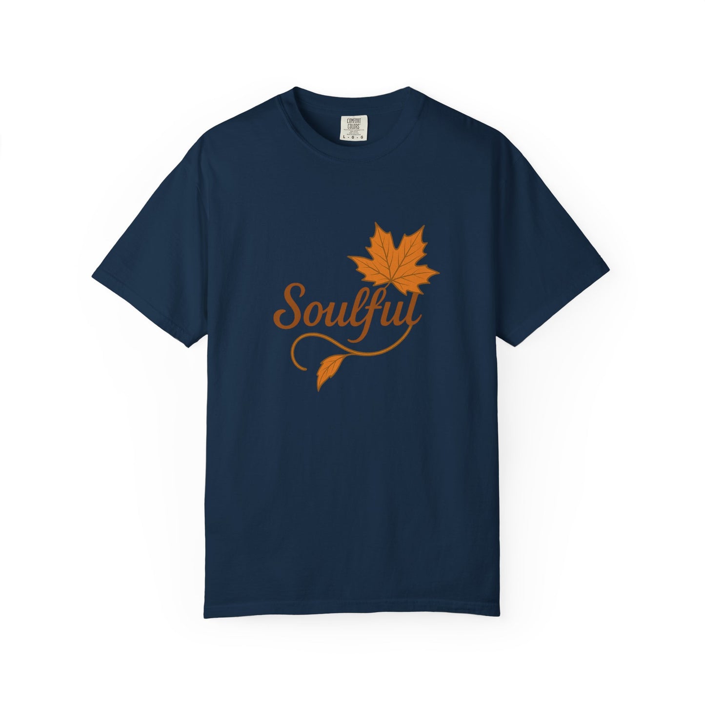 Soulful Maple Leaf T-Shirt | 100% Ring-Spun US Cotton | Autumn Spirit Tee | Nature Lover Gift | Grounded. Grateful. Glowing. | Spiritual Fall Totem Shirt