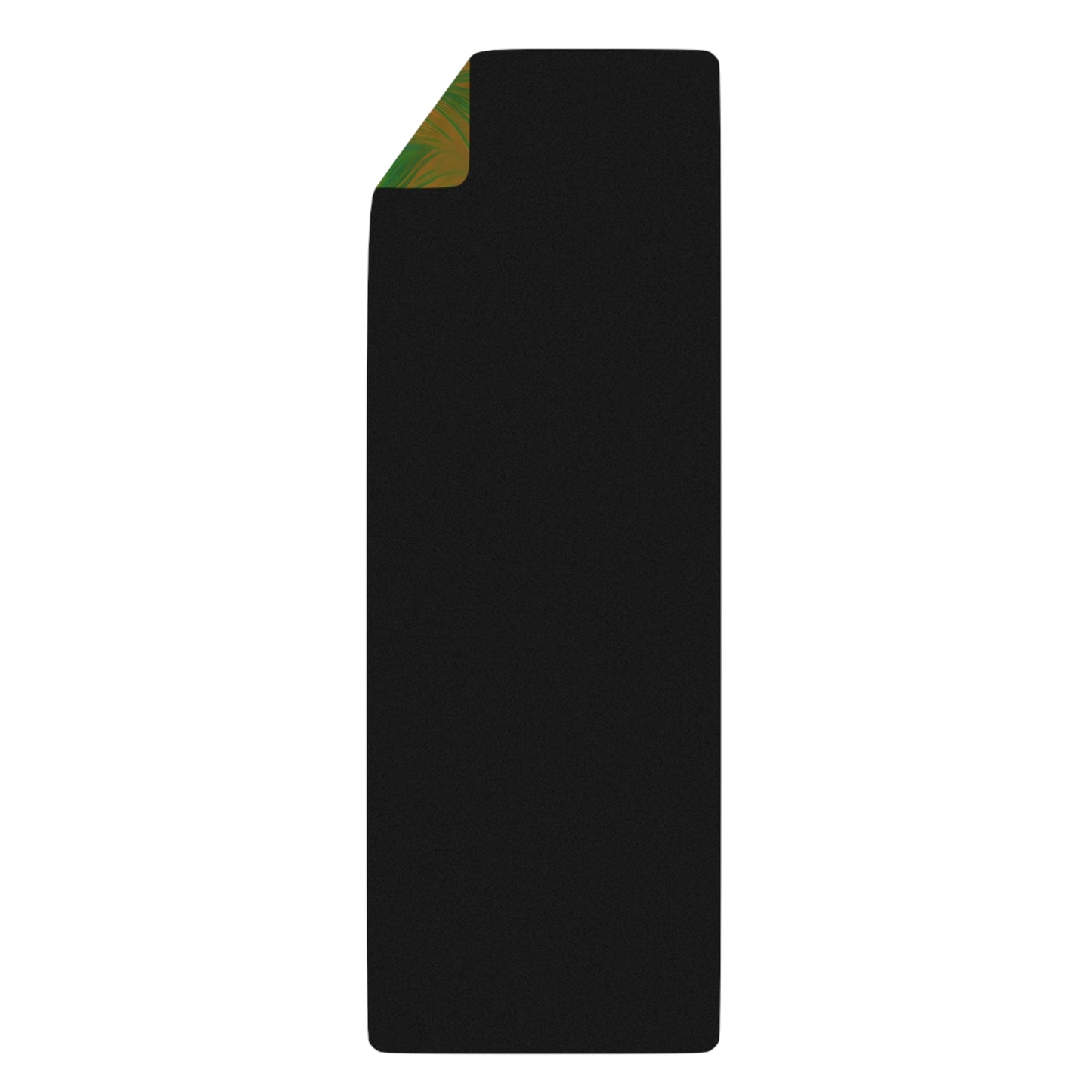 Peacock Feather Yoga Mat | Elegant Feather Design | Mindful Practice Mat with Strap