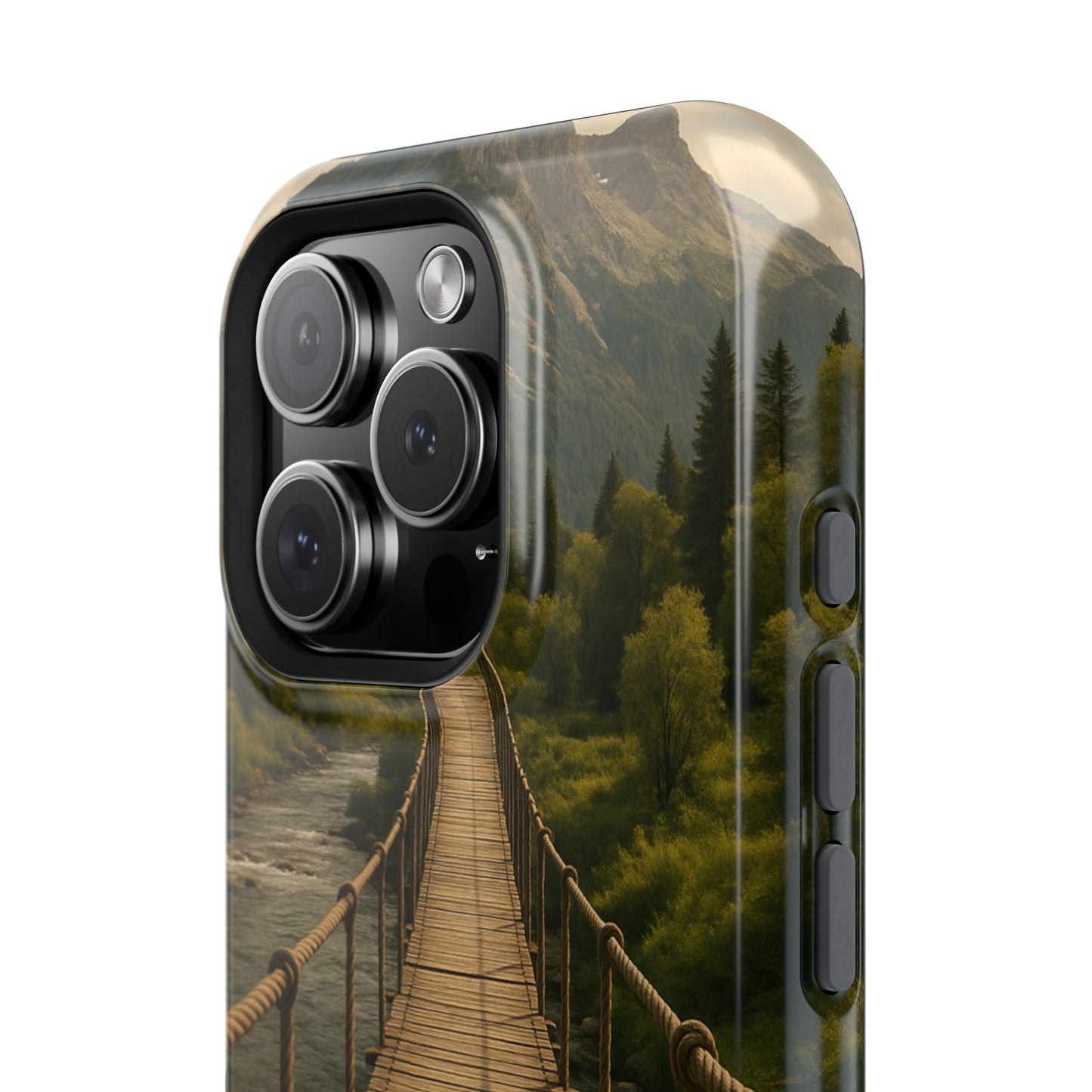 Bridge to Serenity iPhone Case | SoulfulYarn Collection | Nature Pathway Design for iPhone