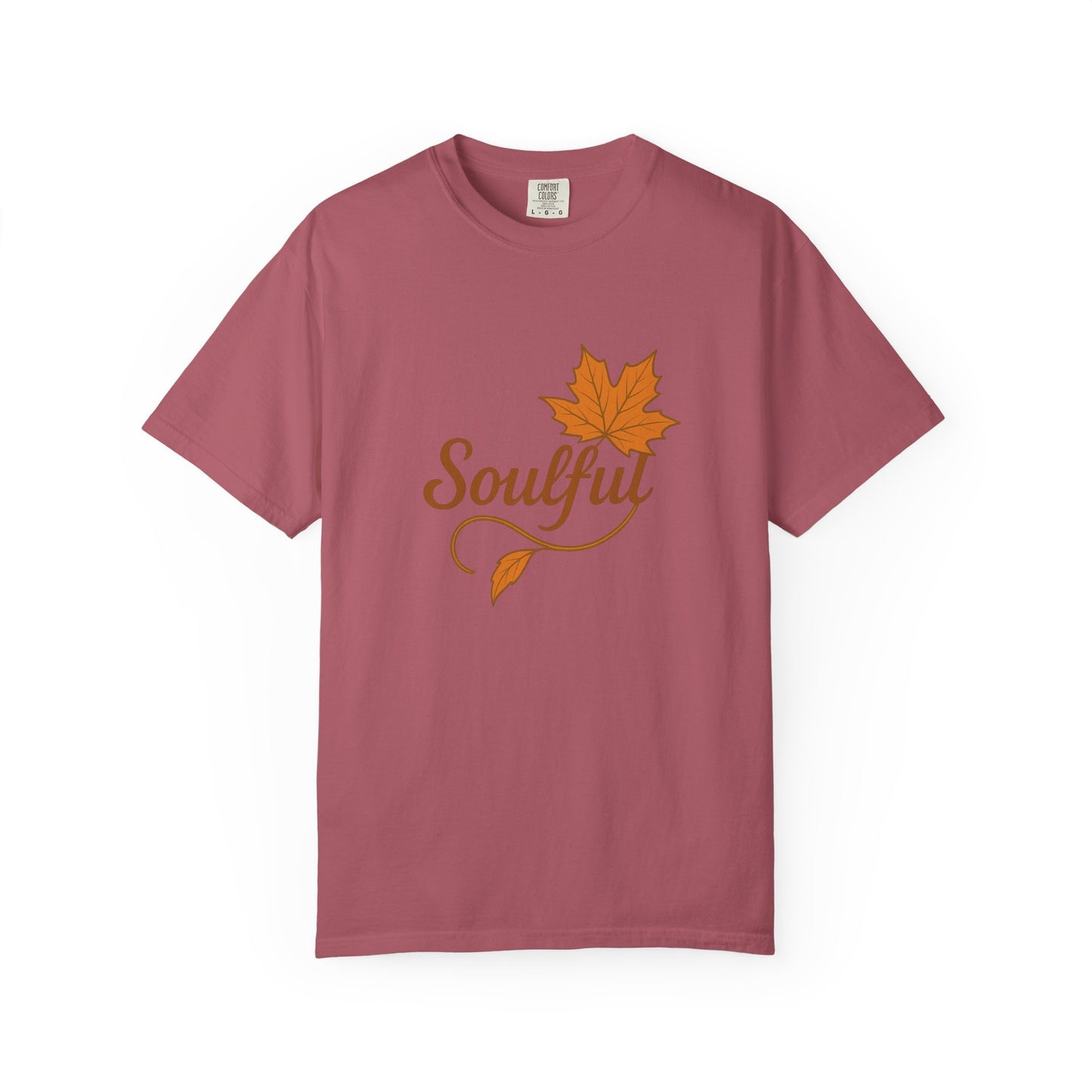 Soulful Maple Leaf T-Shirt | 100% Ring-Spun US Cotton | Autumn Spirit Tee | Nature Lover Gift | Grounded. Grateful. Glowing. | Spiritual Fall Totem Shirt