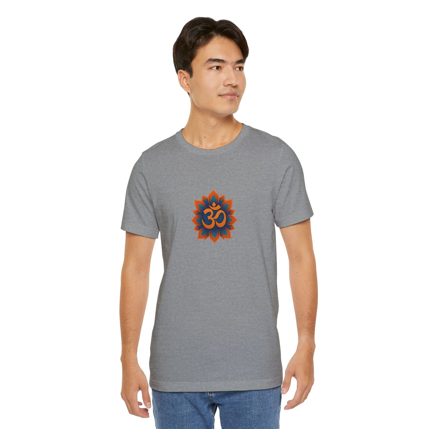 Om Lotus T-Shirt | Spiritual Symbol Tee | Sacred Geometry Shirt | Unisex Yoga Shirt | Meditation Clothing for Men and Women