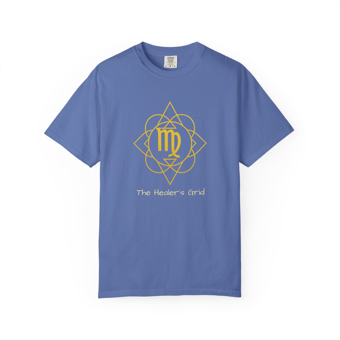 Virgo Sacred Geometry T-Shirt | The Healer’s Grid Tee in 13 different Colors | Astrology Gift