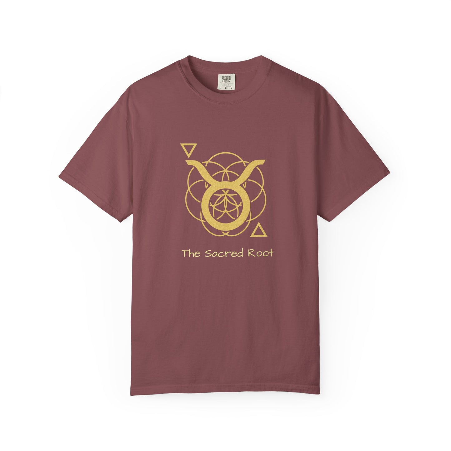 Taurus Sacred Geometry T-Shirt | The Sacred Root Tee in 13 different Colors | Astrology Gift