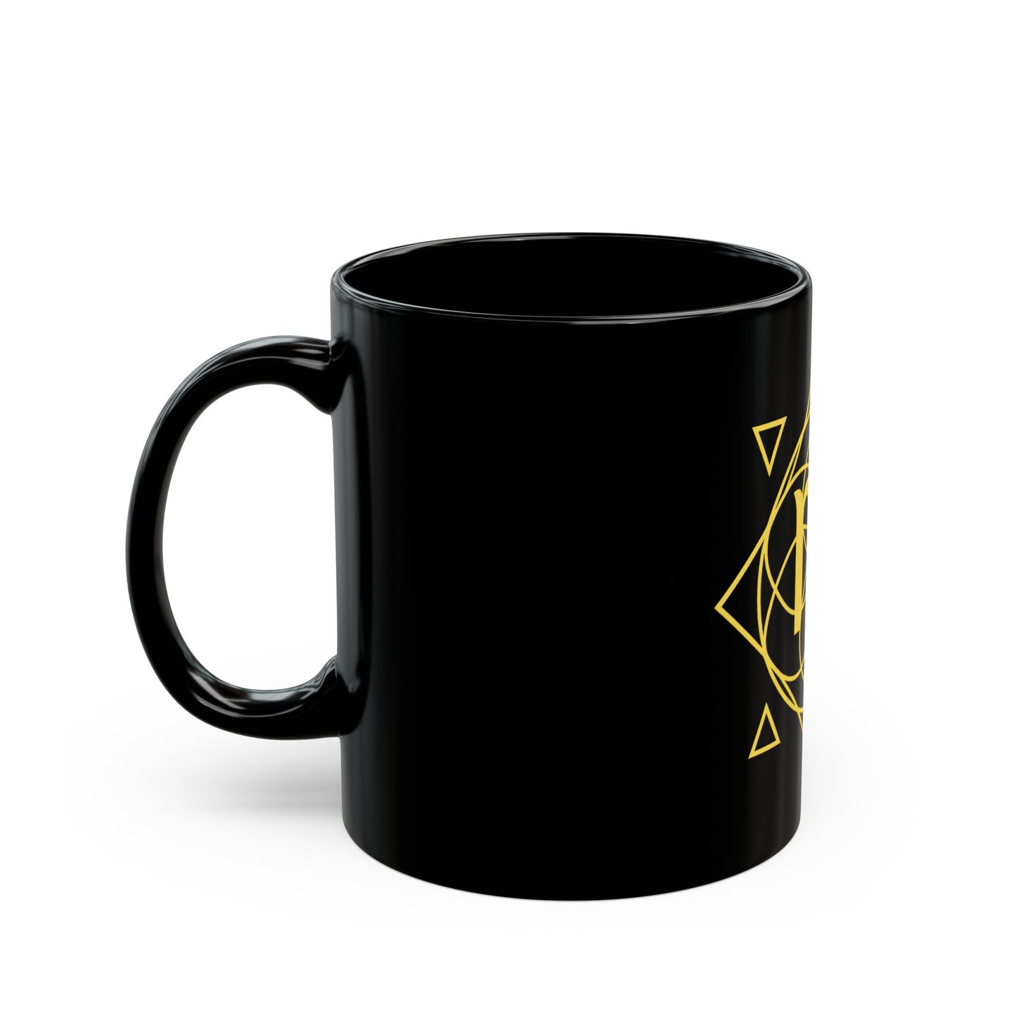Scorpio Sacred Geometry Black Mug for Coffee Lovers