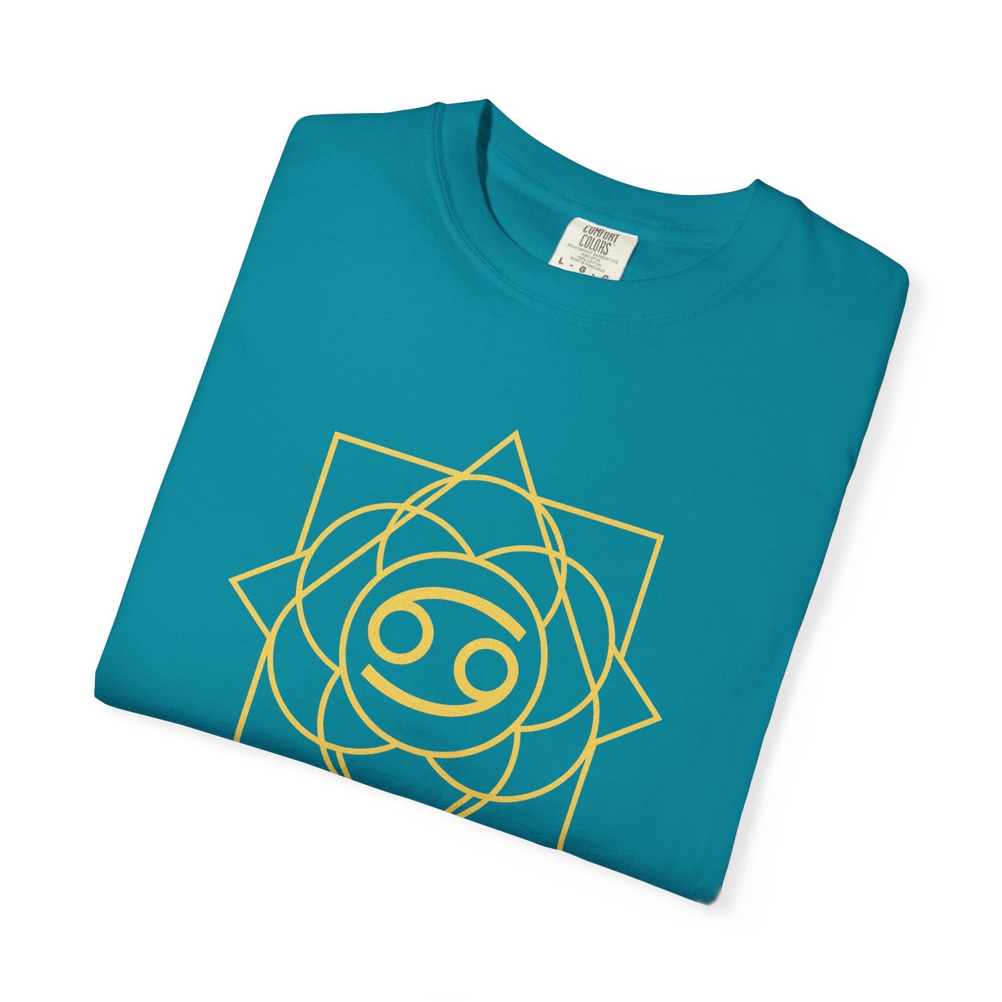 Cancer Sacred Geometry T-Shirt | The Heart Temple Tee in 13 different Colors | Astrology Gift
