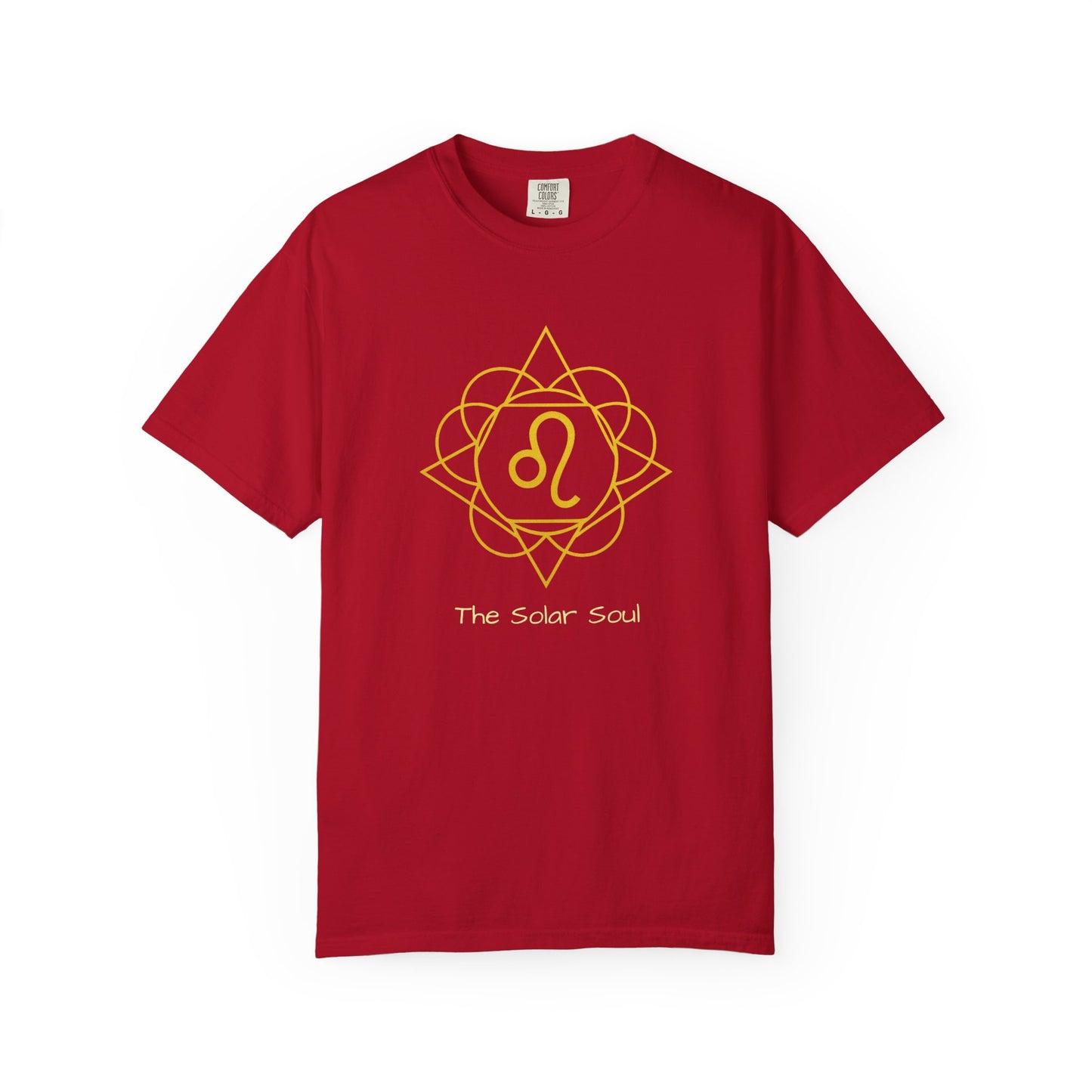 Leo Sacred Geometry T-Shirt | The Solar Soul Tee in 13 different Colors | Astrology Gift