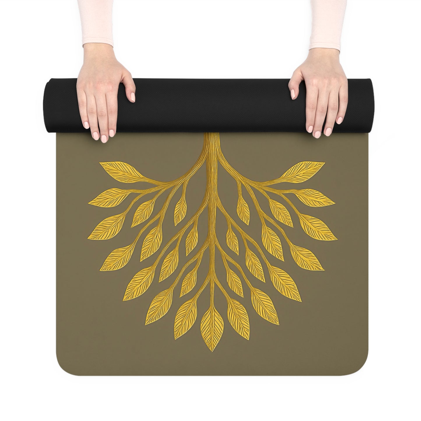 Tree of Balance Mat | Rooted in Stillness, Rising in Spirit | Symmetrical Yoga Energy