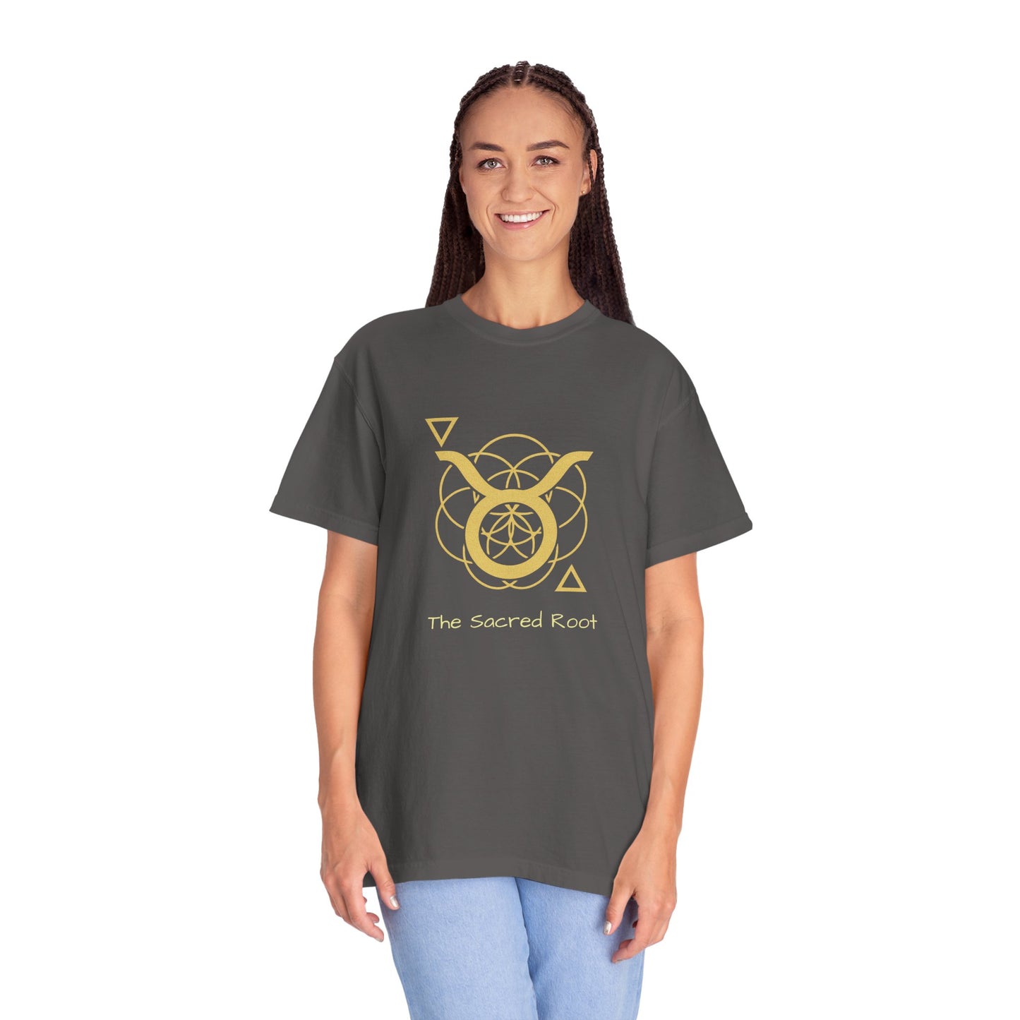 Taurus Sacred Geometry T-Shirt | The Sacred Root Tee in 13 different Colors | Astrology Gift