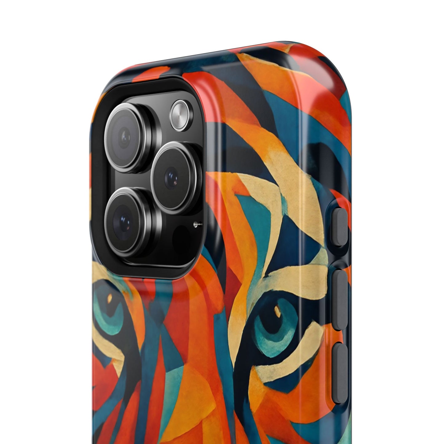 Fierce Tiger iPhone Case | Impact Resistant Cover | SoulfulYarn Collection | Bold Wildlife Art for iPhone