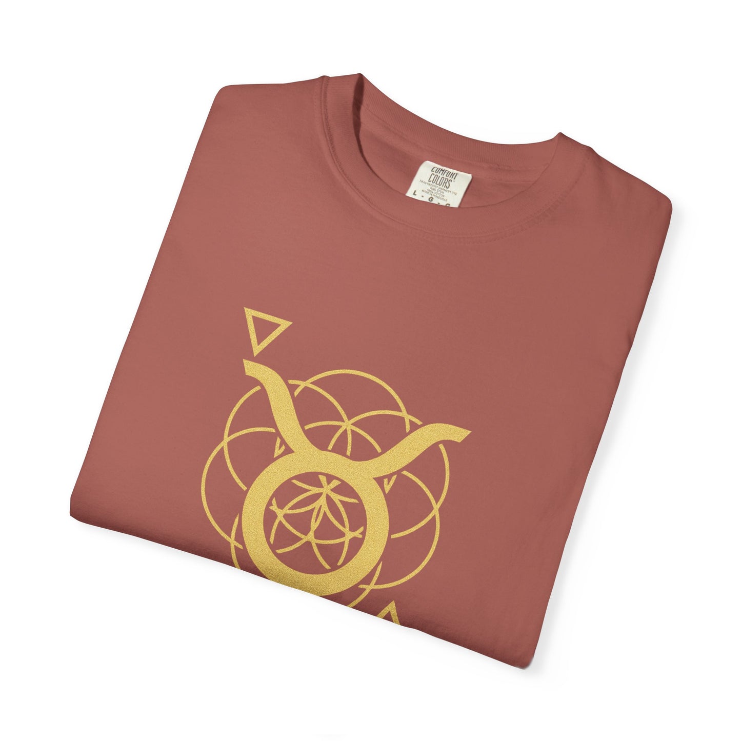 Taurus Sacred Geometry T-Shirt | The Sacred Root Tee in 13 different Colors | Astrology Gift