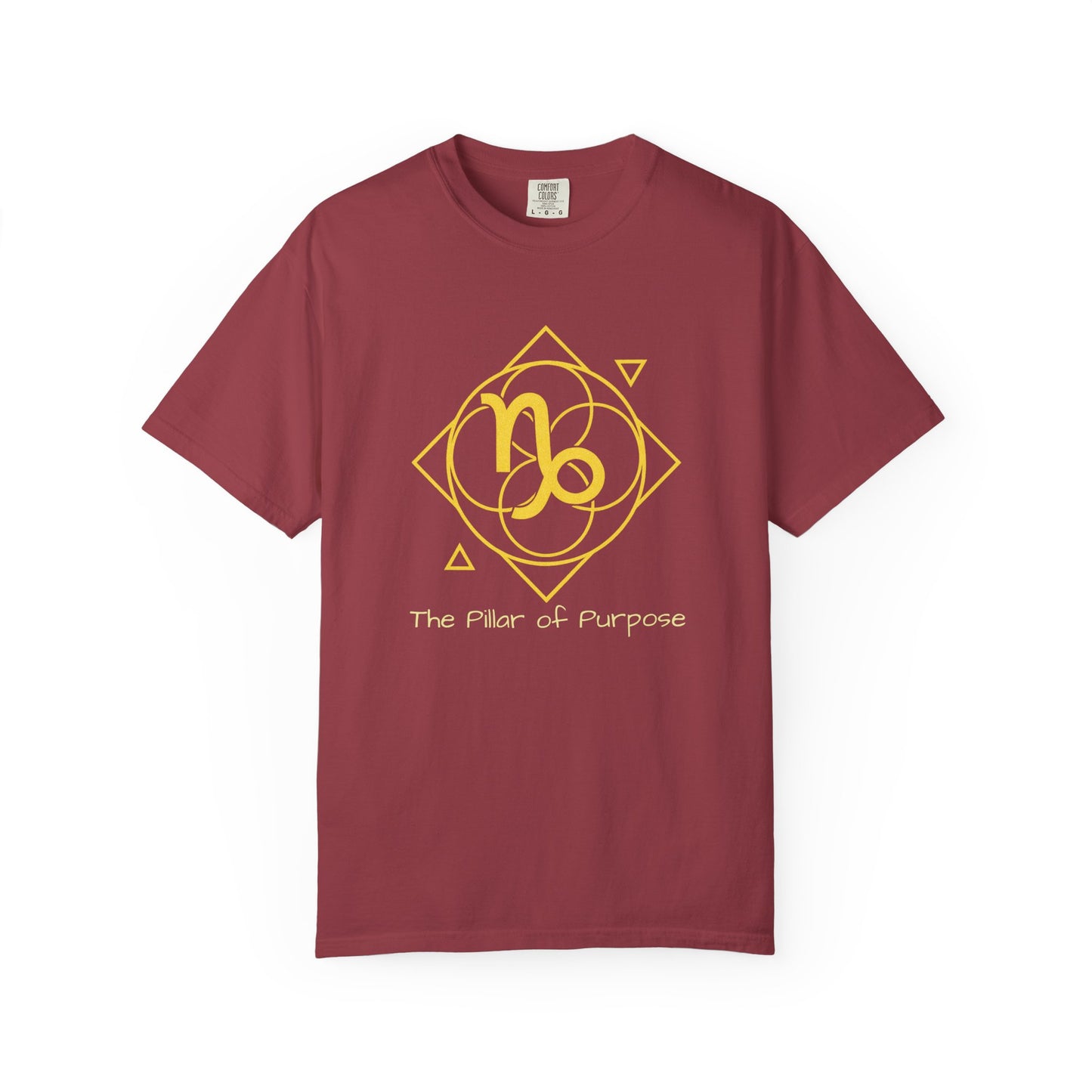 Capricorn Sacred Geometry T-Shirt | The Pillar of Purpose Tee in 13 different Colors | Astrology Gift