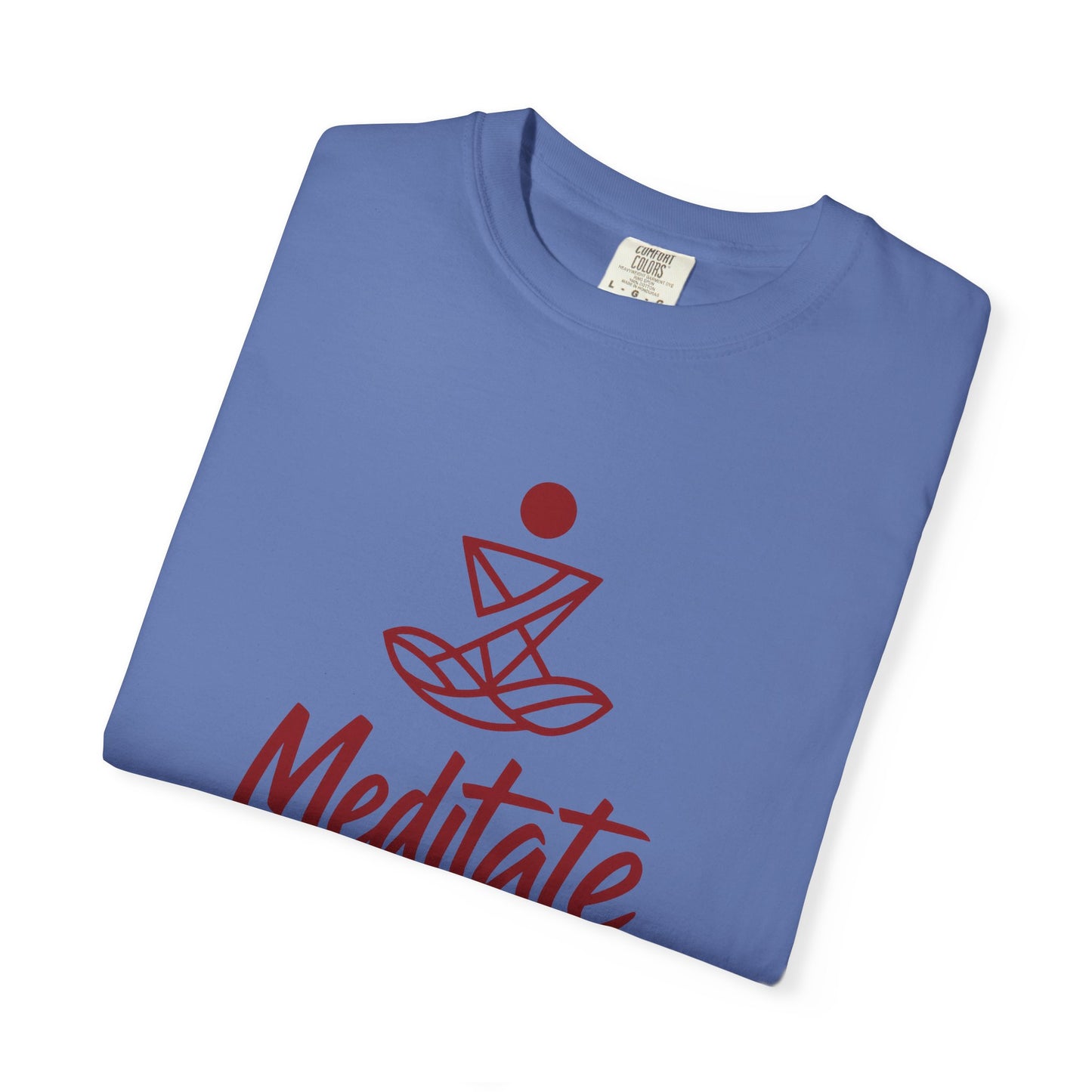 Meditate T-Shirt | 100% ring-spun US cotton | Spiritual Yoga Tee | Mindfulness Shirt | I Am Meditating Top