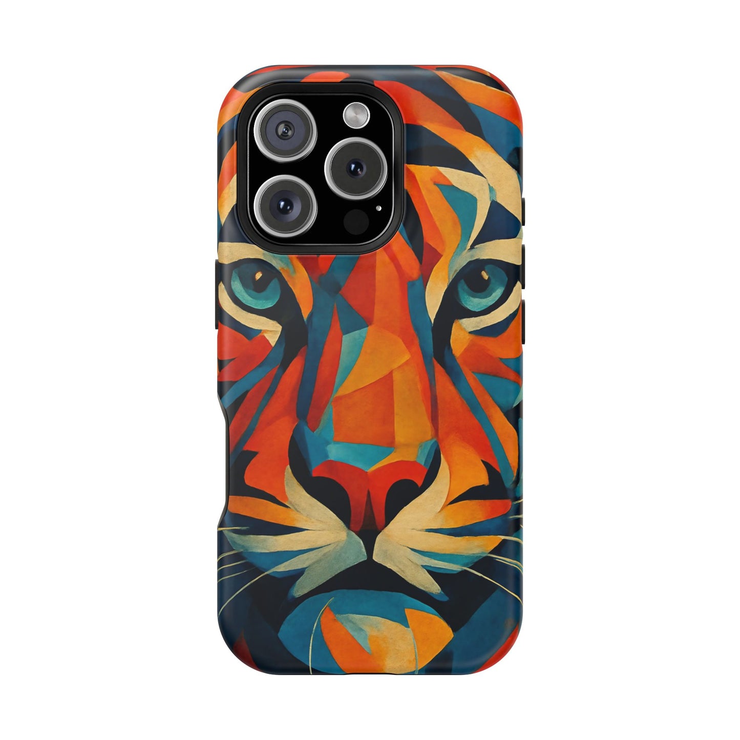 Fierce Tiger iPhone Case | Impact Resistant Cover | SoulfulYarn Collection | Bold Wildlife Art for iPhone