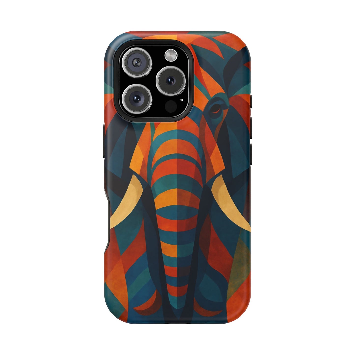 Majestic Elephant iPhone Case | Impact Resistant Cover | SoulfulYarn Collection | Bold Wildlife Art for iPhone