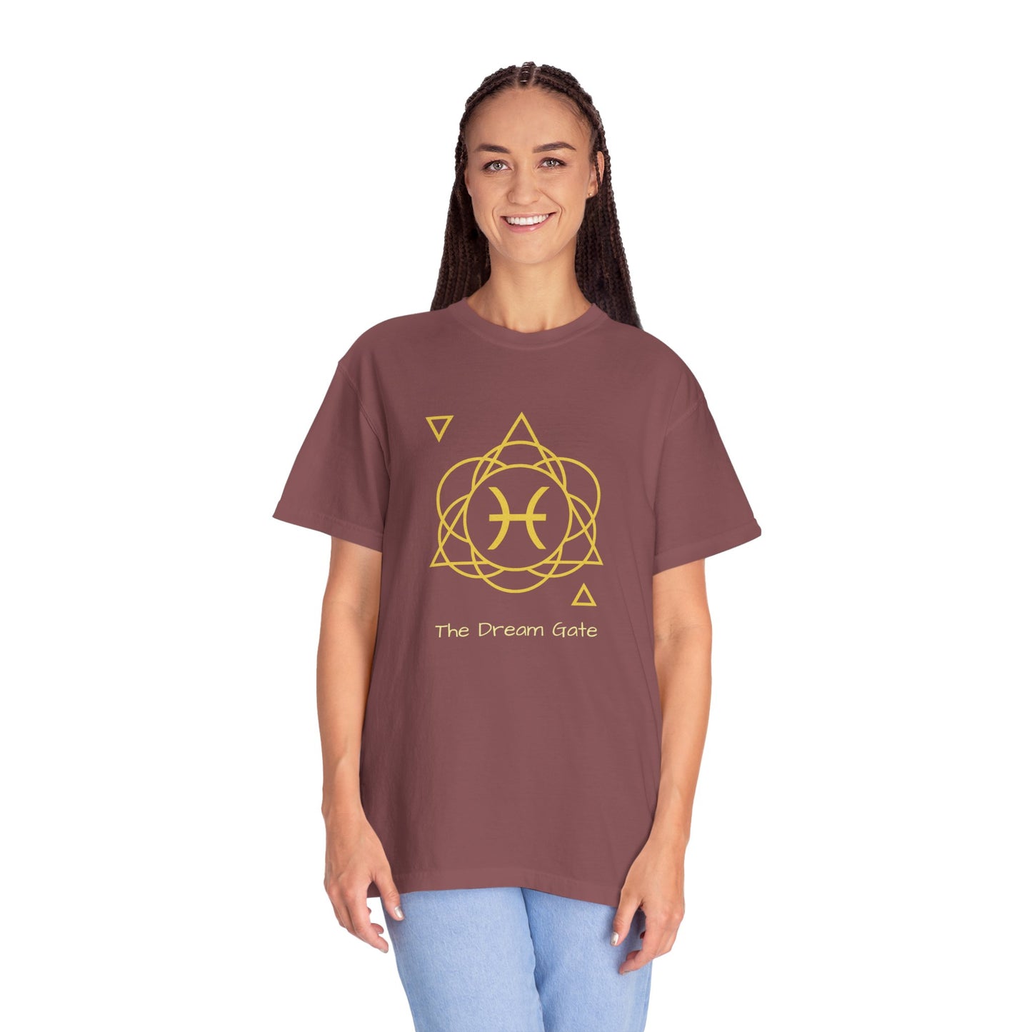 Pisces Sacred Geometry T-Shirt | The Dream Gate Tee in 13 different Colors | Astrology Gift
