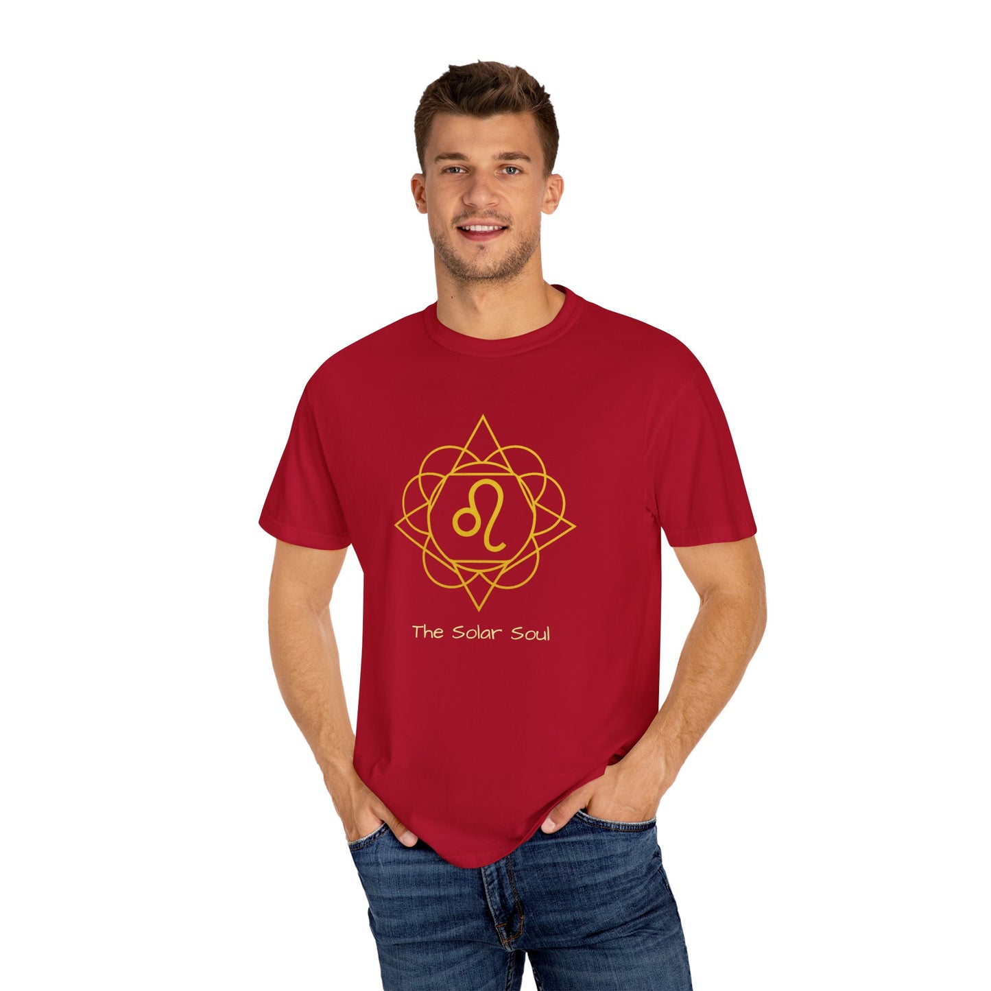 Leo Sacred Geometry T-Shirt | The Solar Soul Tee in 13 different Colors | Astrology Gift