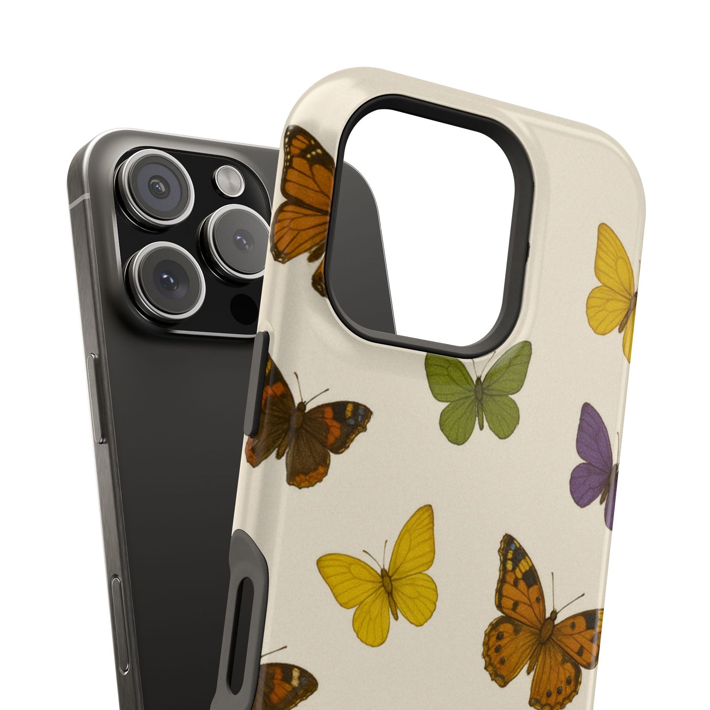Butterfly iPhone Case Cover I Impact-Resistant | SoulfulYarn Collection | Colorful Nature-Inspired Case for iPhone