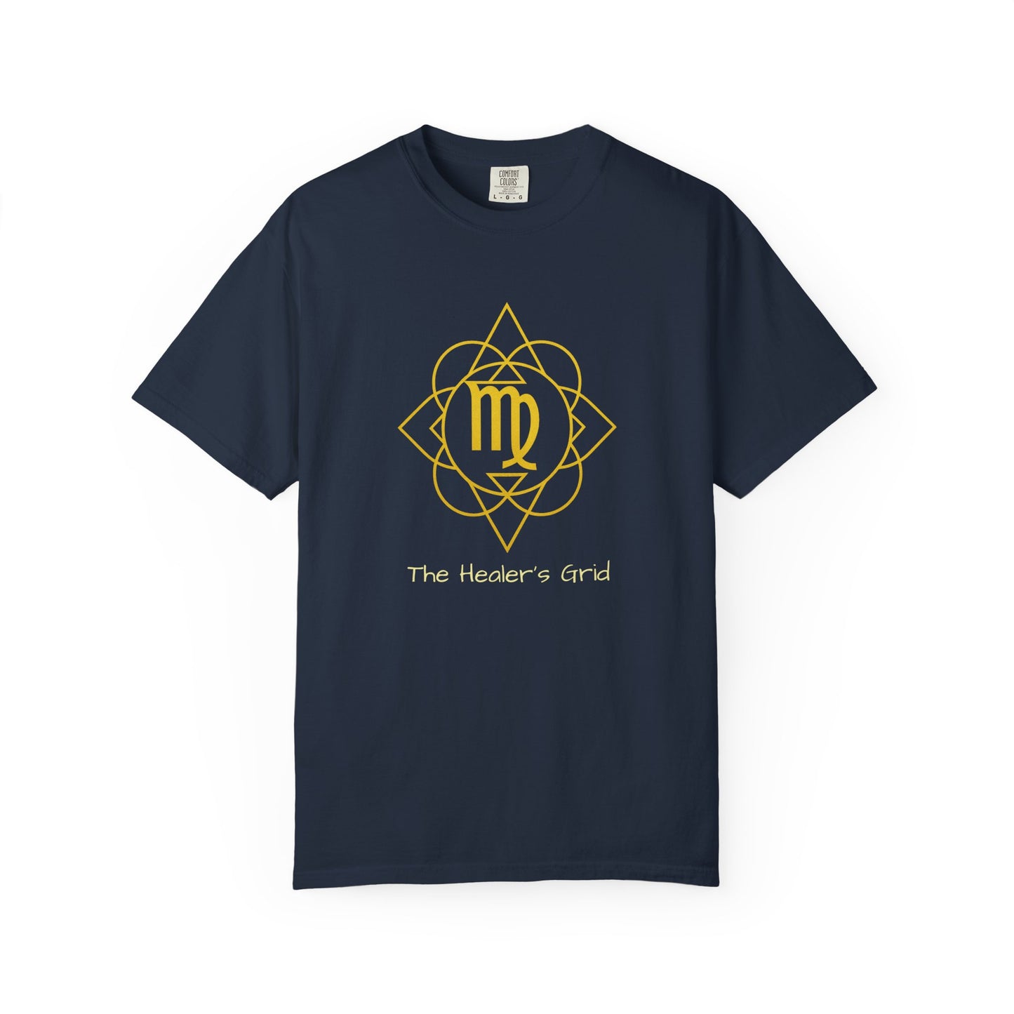 Virgo Sacred Geometry T-Shirt | The Healer’s Grid Tee in 13 different Colors | Astrology Gift