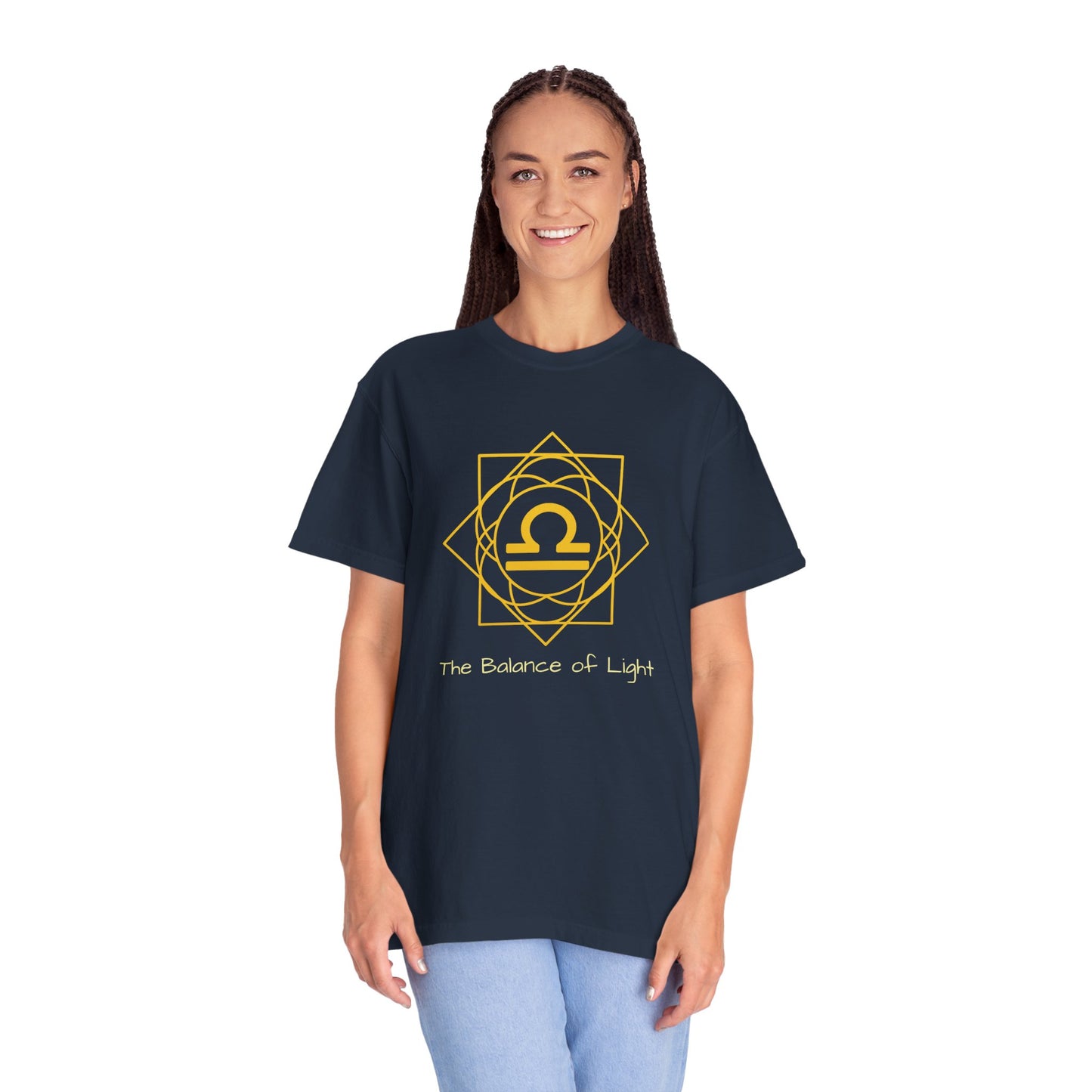 Libra Sacred Geometry T-Shirt | The Balance of Light Tee in 13 different Colors | Astrology Gift