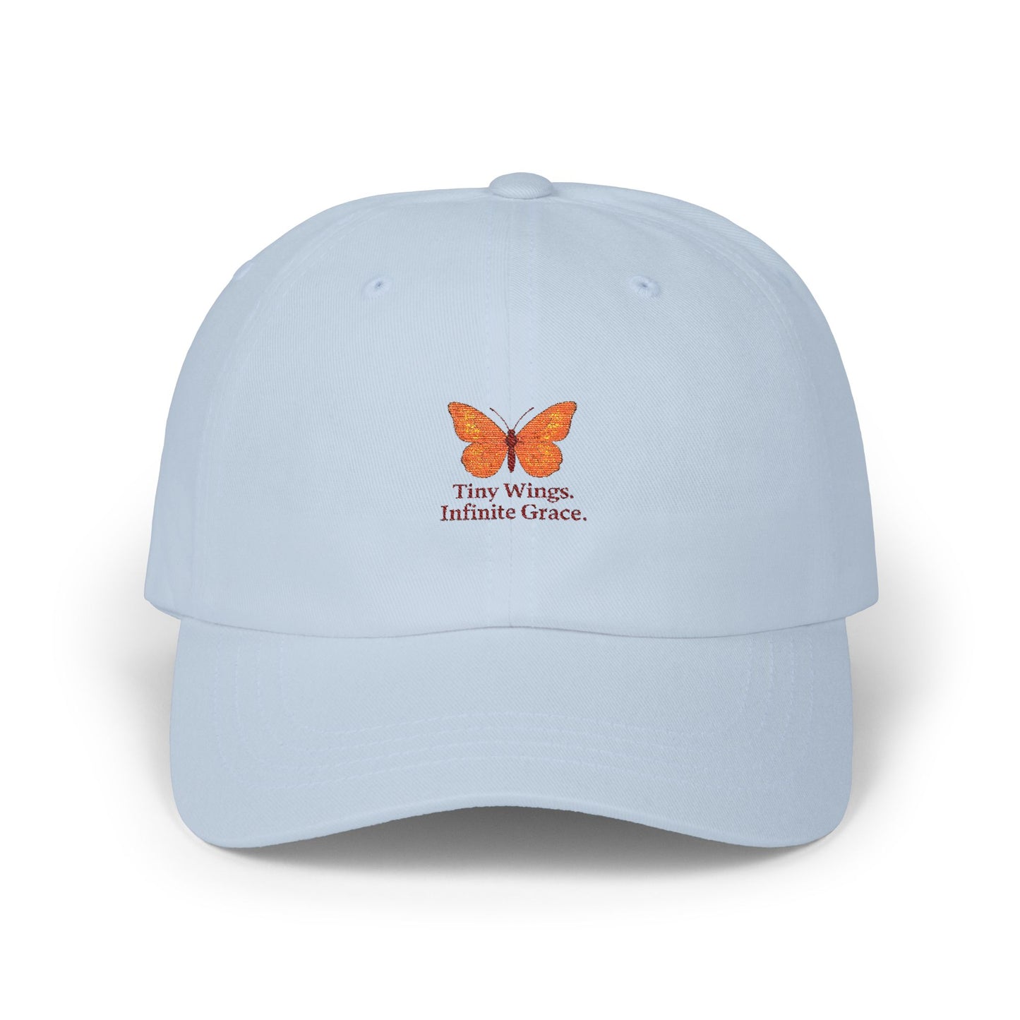 Butterfly Embroidered Dad Hat | Spiritual Cap Gift | Soulful Cap for Nature Lovers & Spiritual Souls