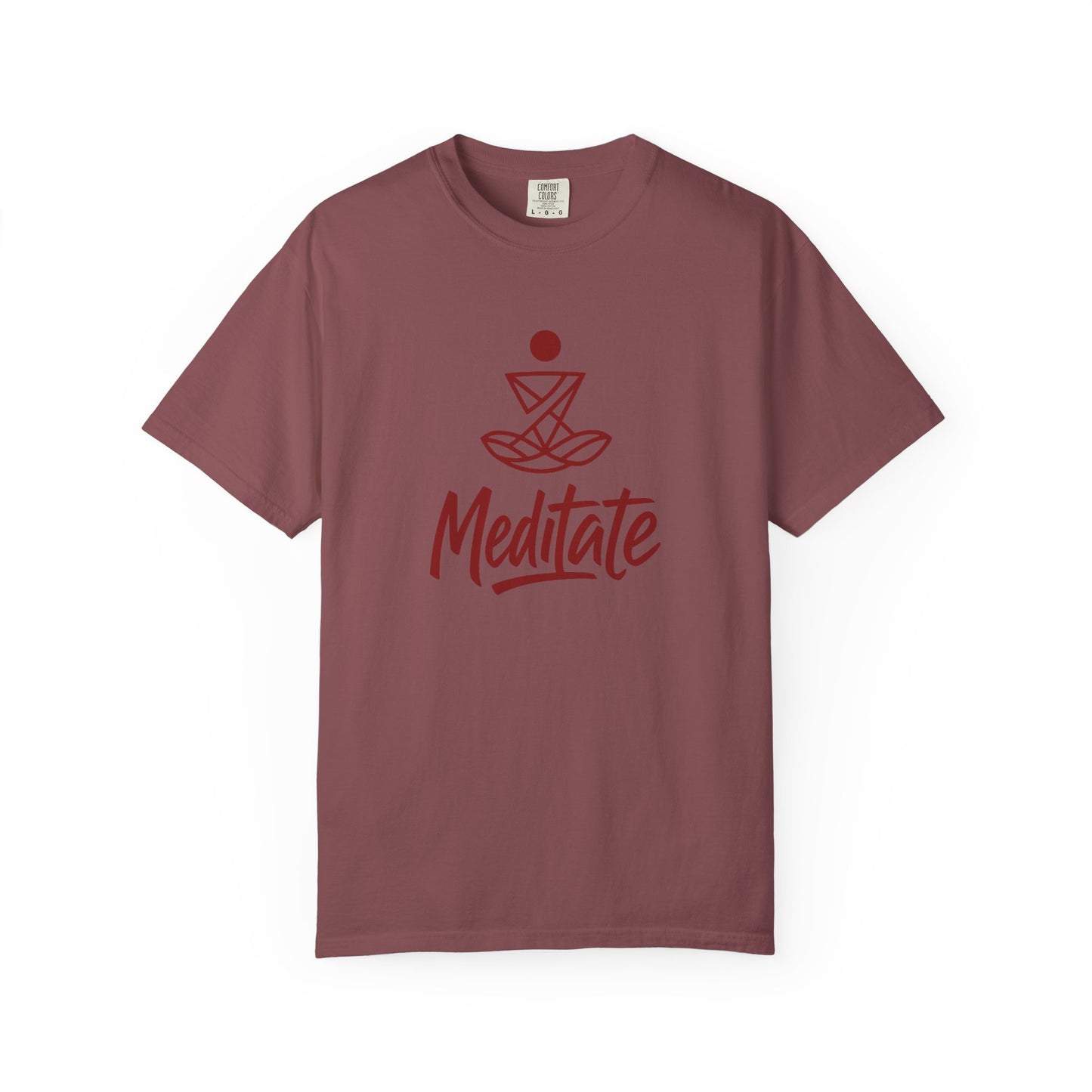 Meditate T-Shirt | 100% ring-spun US cotton | Spiritual Yoga Tee | Mindfulness Shirt | I Am Meditating Top