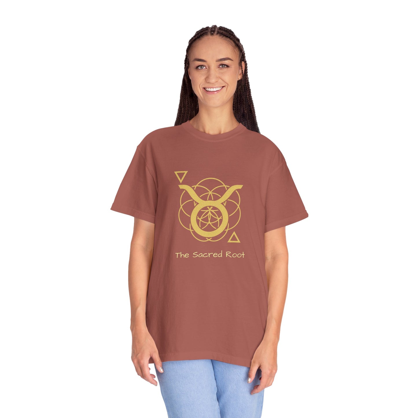 Taurus Sacred Geometry T-Shirt | The Sacred Root Tee in 13 different Colors | Astrology Gift