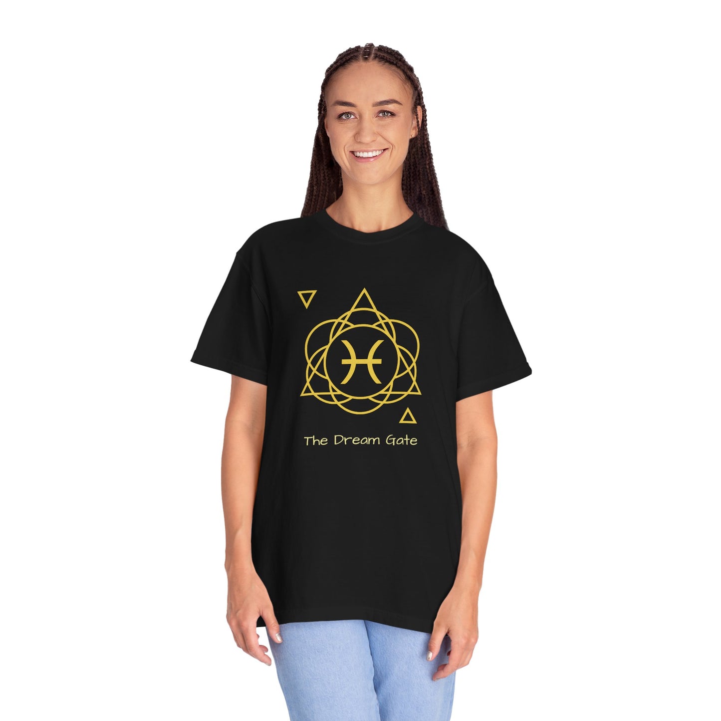 Pisces Sacred Geometry T-Shirt | The Dream Gate Tee in 13 different Colors | Astrology Gift