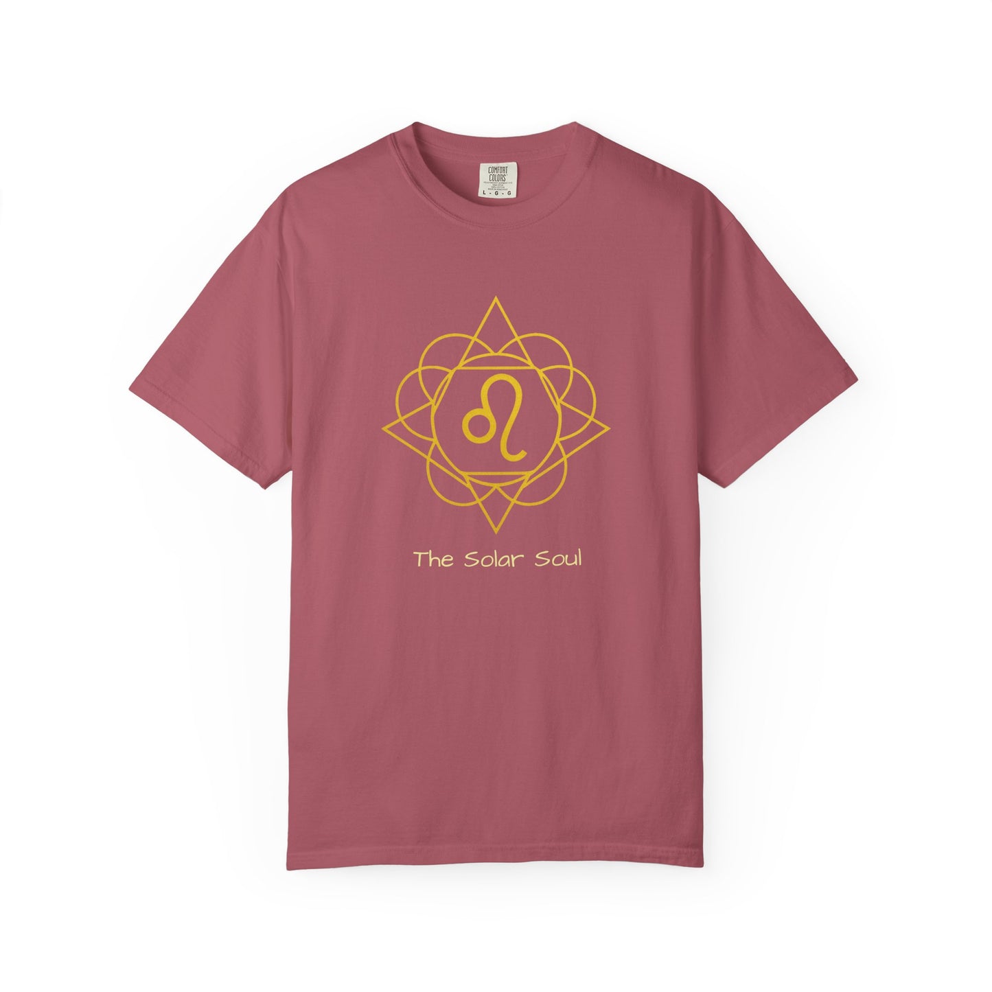 Leo Sacred Geometry T-Shirt | The Solar Soul Tee in 13 different Colors | Astrology Gift