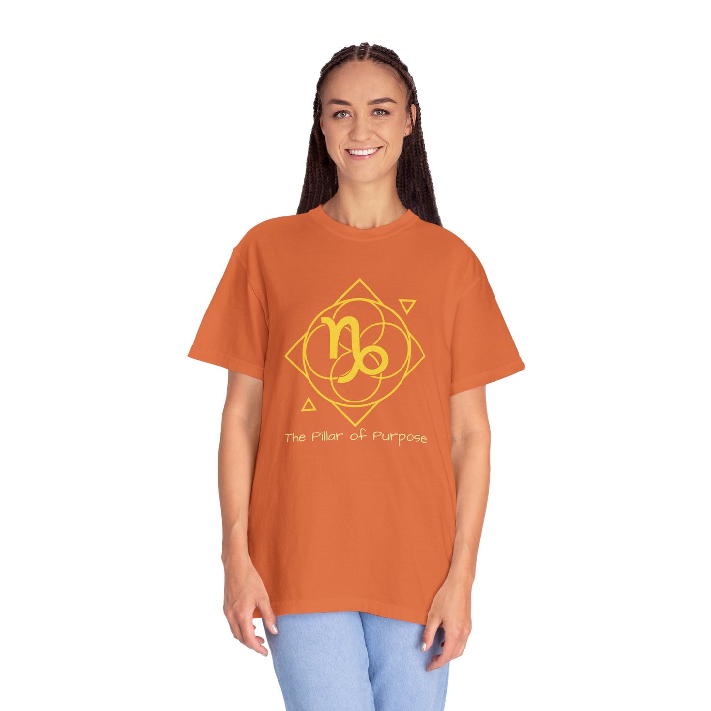 Capricorn Sacred Geometry T-Shirt | The Pillar of Purpose Tee in 13 different Colors | Astrology Gift