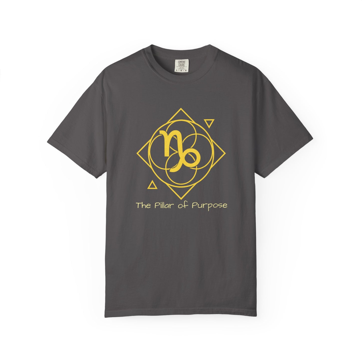 Capricorn Sacred Geometry T-Shirt | The Pillar of Purpose Tee in 13 different Colors | Astrology Gift