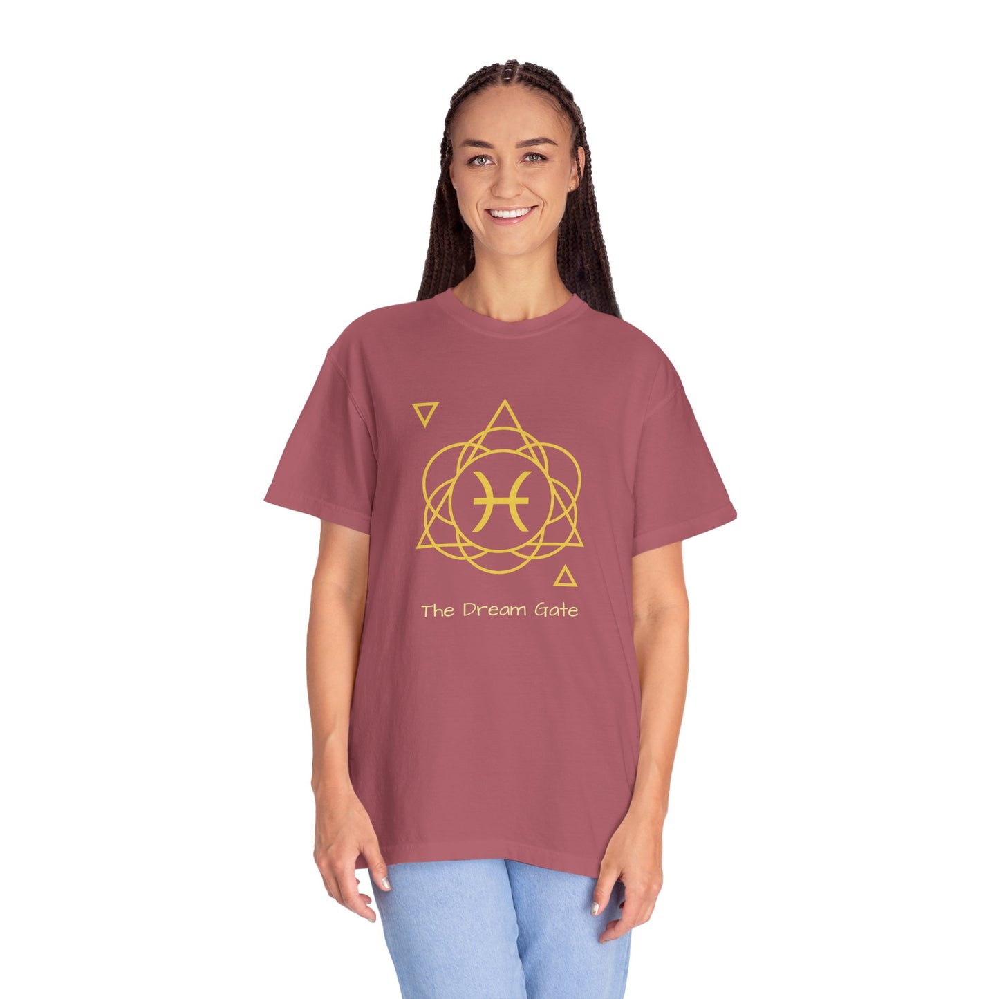 Pisces Sacred Geometry T-Shirt | The Dream Gate Tee in 13 different Colors | Astrology Gift