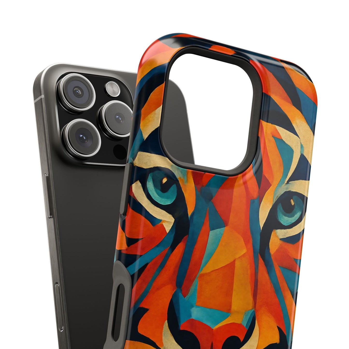 Fierce Tiger iPhone Case | Impact Resistant Cover | SoulfulYarn Collection | Bold Wildlife Art for iPhone