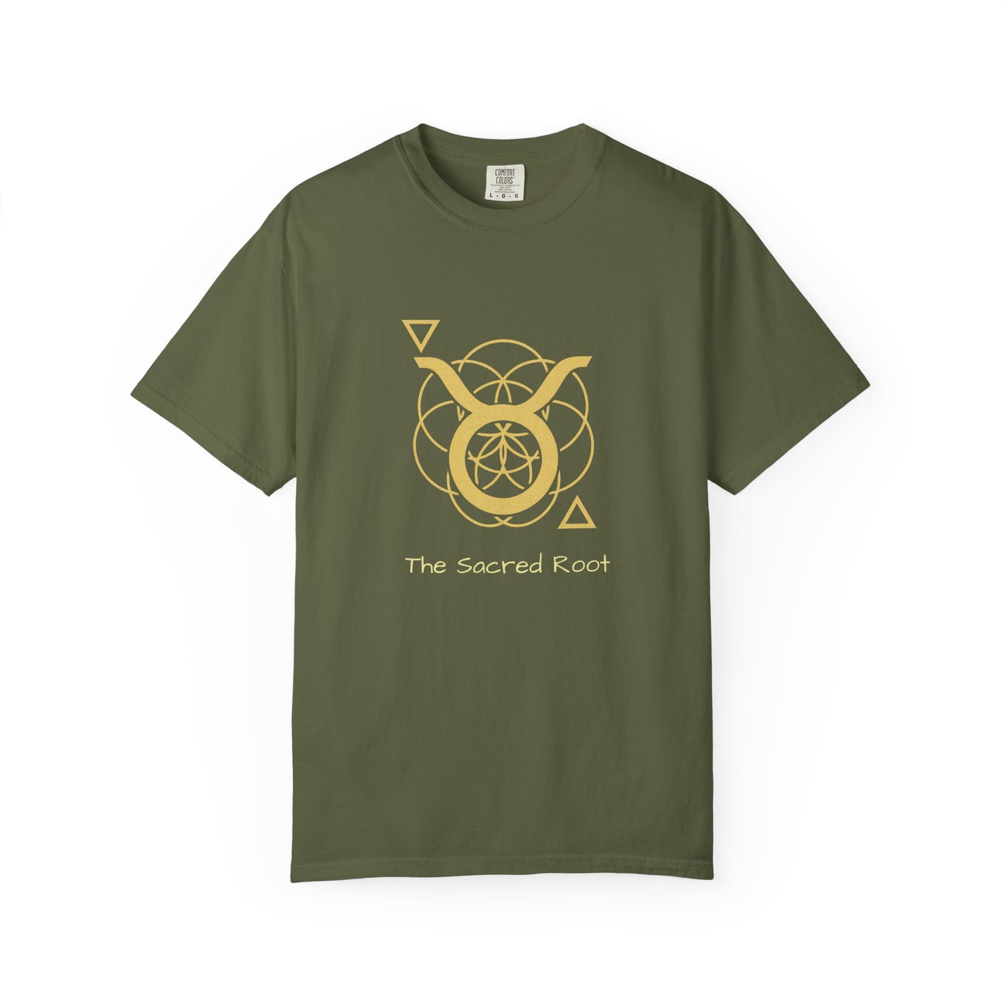 Taurus Sacred Geometry T-Shirt | The Sacred Root Tee in 13 different Colors | Astrology Gift