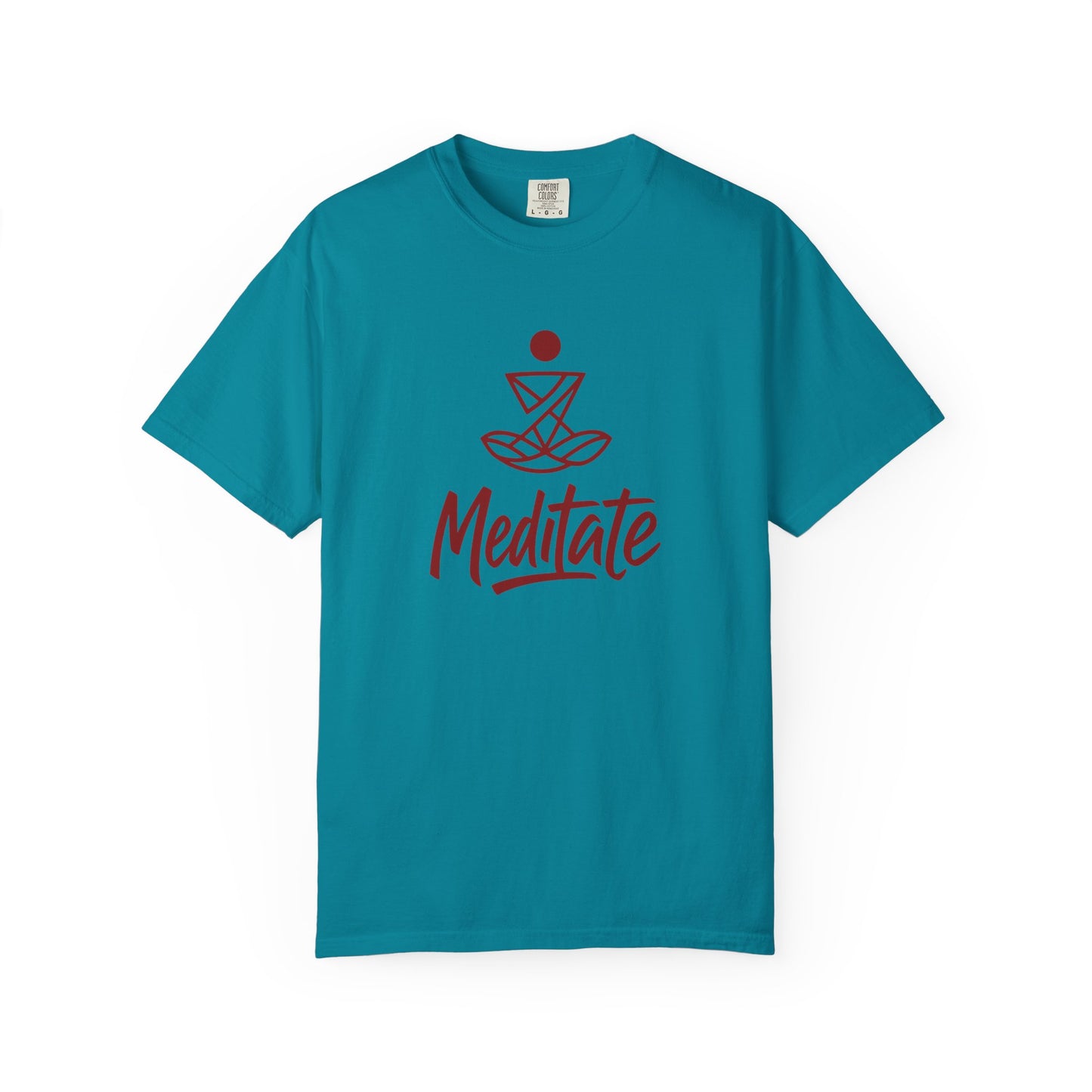 Meditate T-Shirt | 100% ring-spun US cotton | Spiritual Yoga Tee | Mindfulness Shirt | I Am Meditating Top