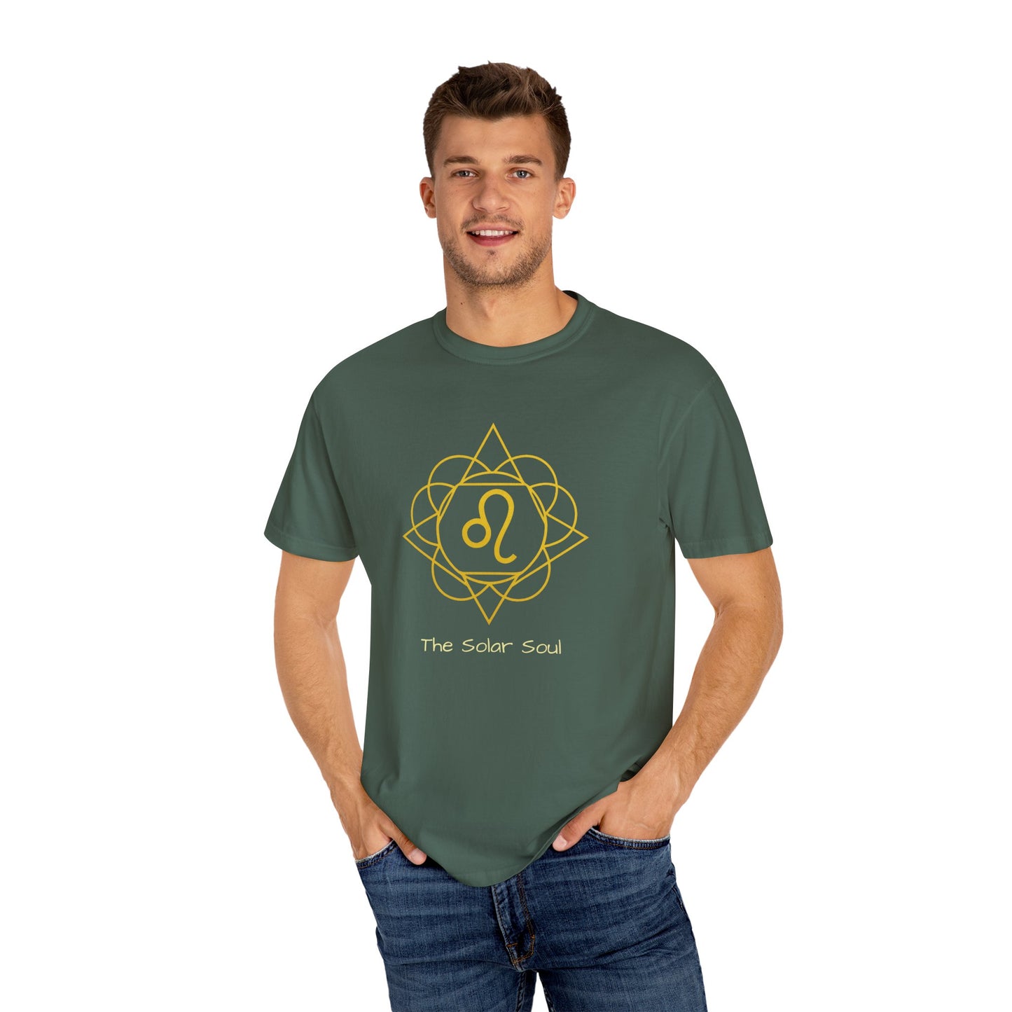 Leo Sacred Geometry T-Shirt | The Solar Soul Tee in 13 different Colors | Astrology Gift