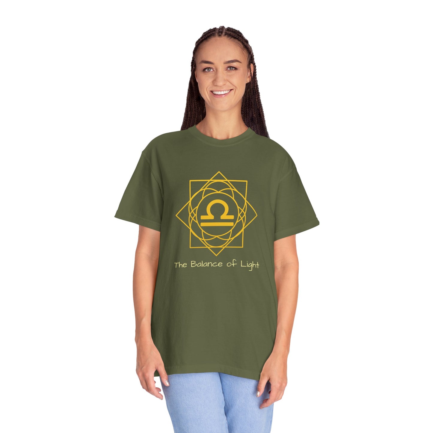 Libra Sacred Geometry T-Shirt | The Balance of Light Tee in 13 different Colors | Astrology Gift