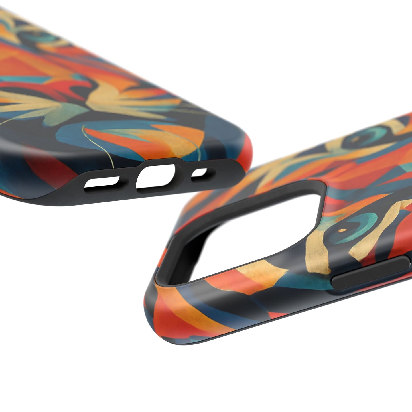 Fierce Tiger iPhone Case | Impact Resistant Cover | SoulfulYarn Collection | Bold Wildlife Art for iPhone