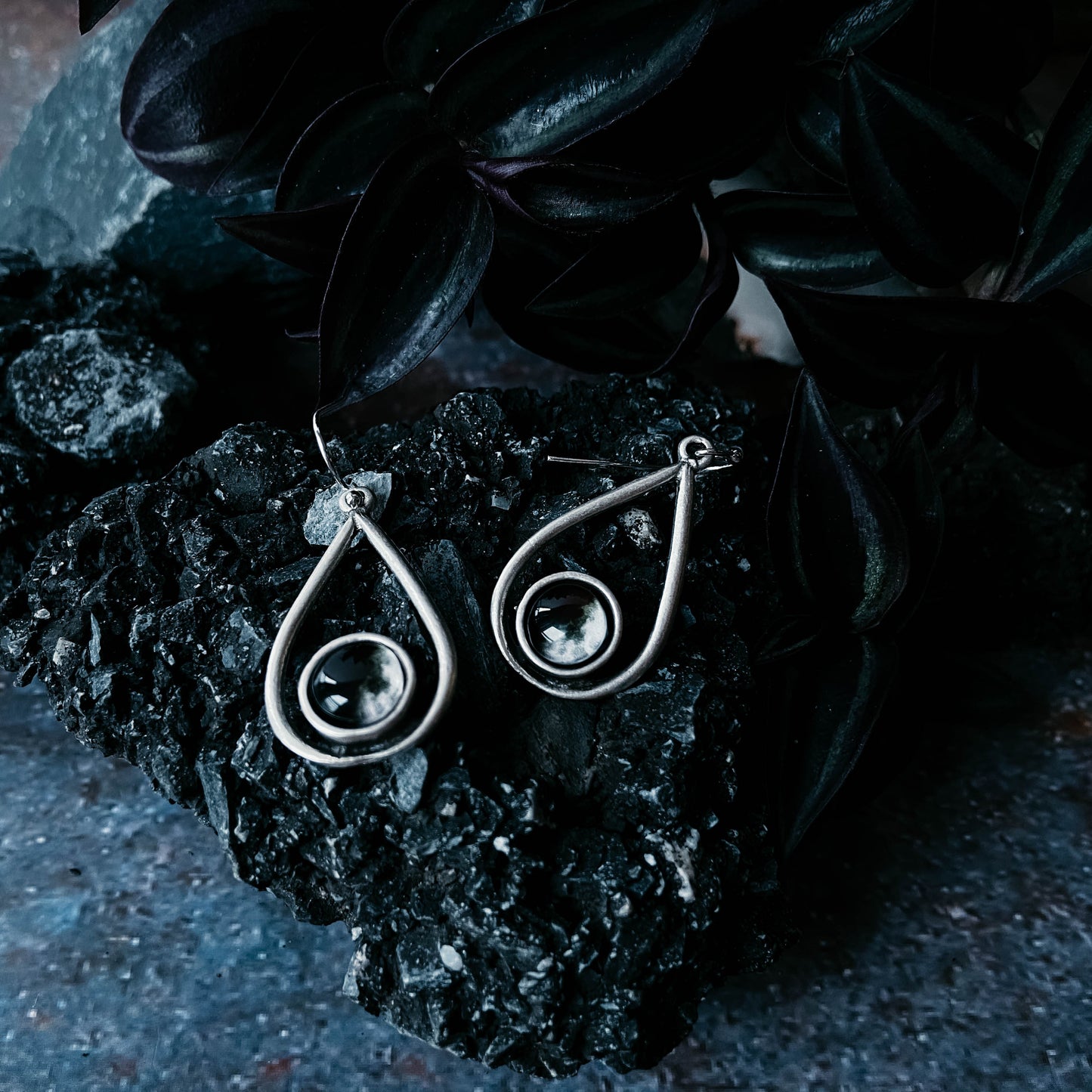 My Moon Teardrop Dangle Earrings