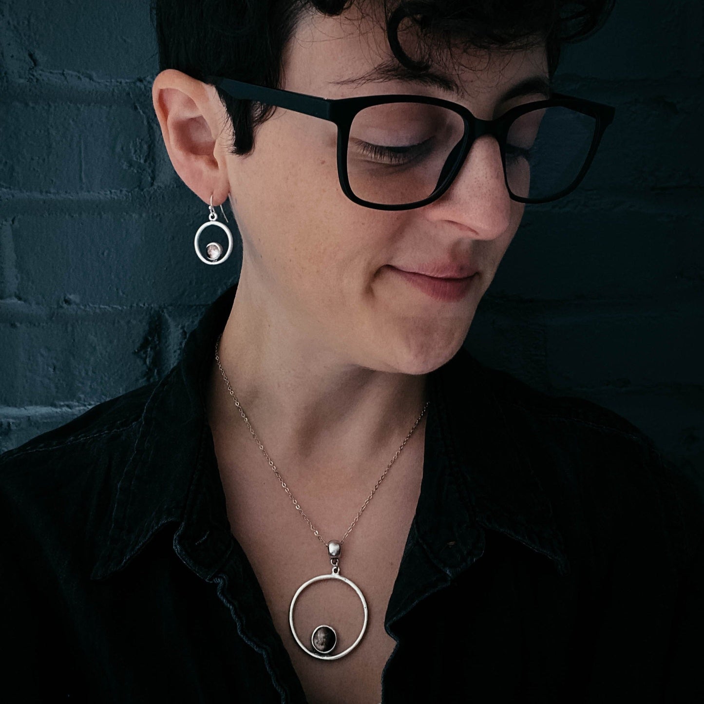 My Moon Circle Pendant