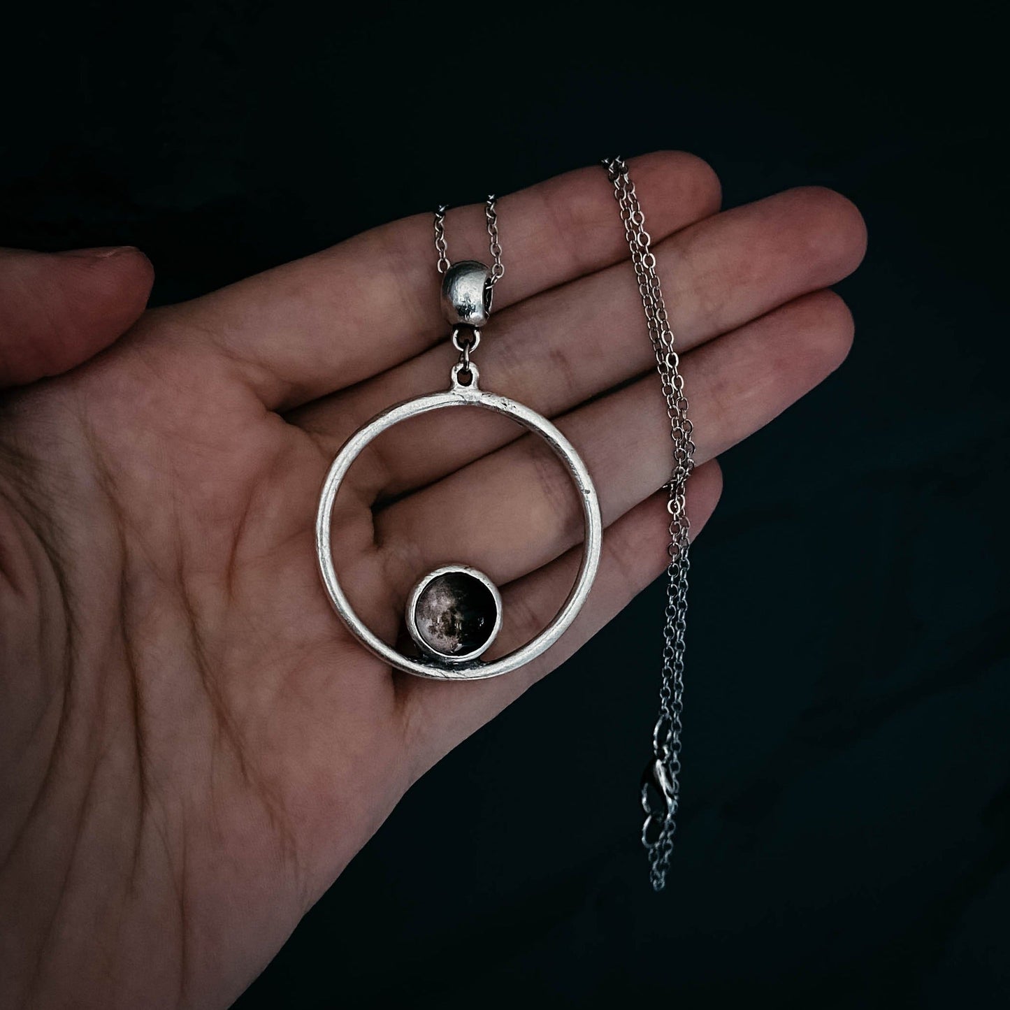 My Moon Circle Pendant