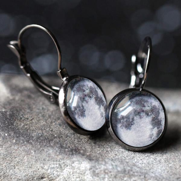 My Moon Custom Earrings - Dangle or Stud