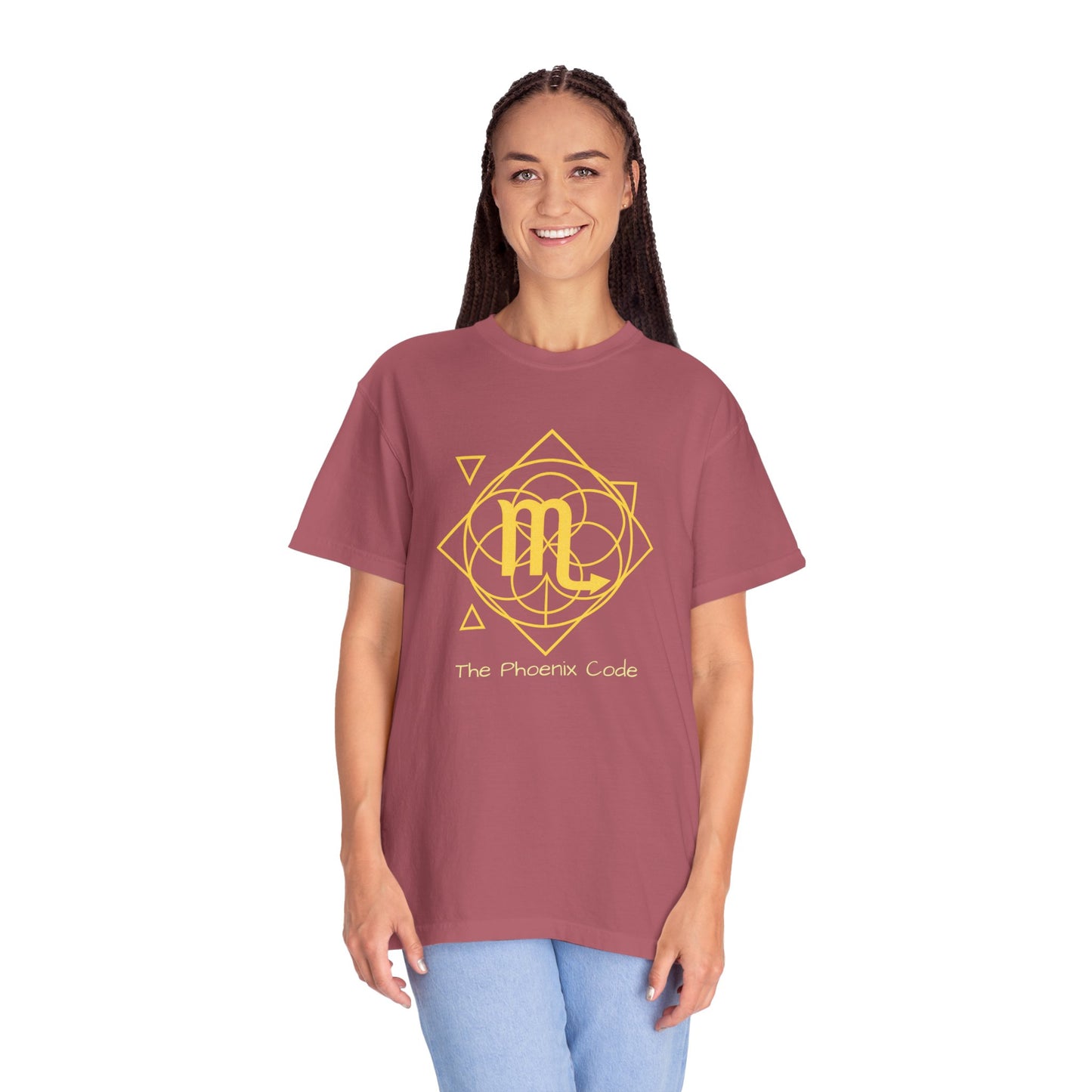Scorpio Sacred Geometry T-Shirt | The Phoenix Code Tee in 13 different Colors | Astrology Gift