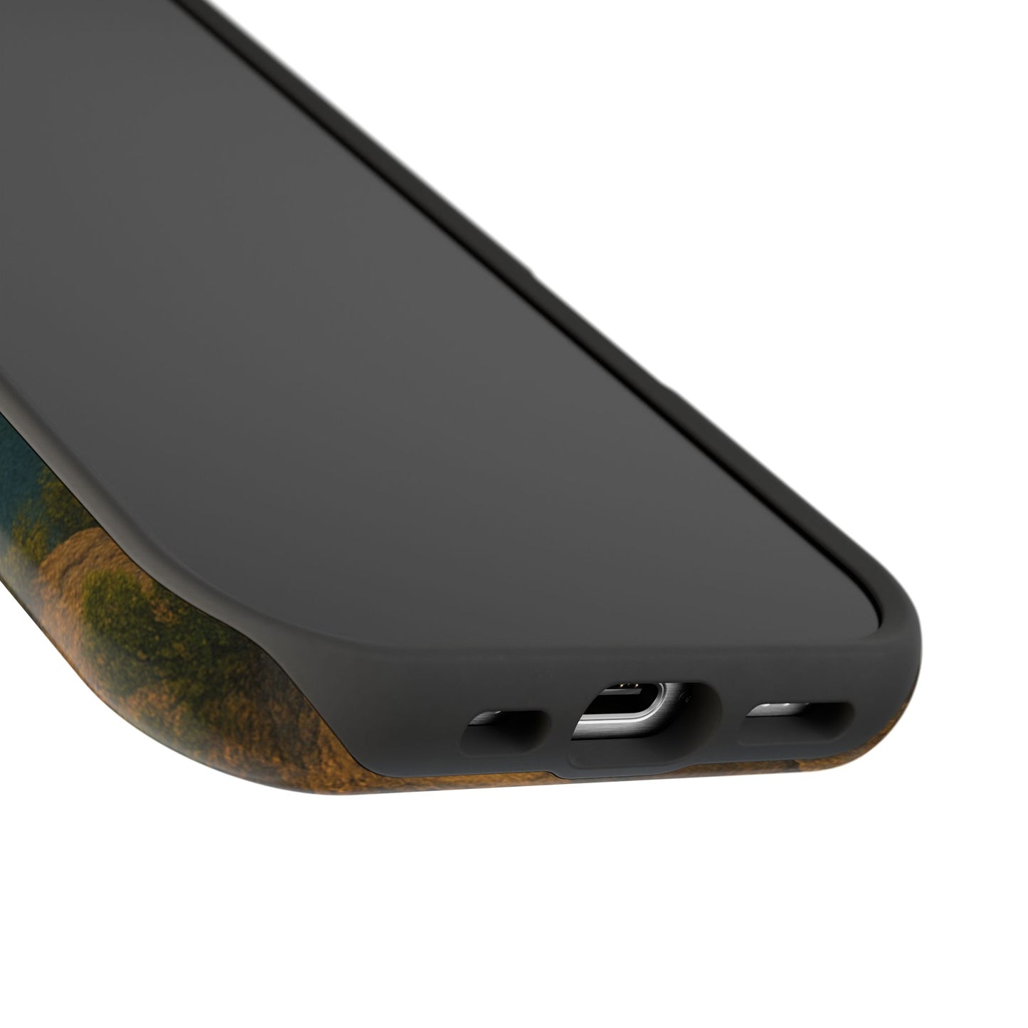Ancient Cliffs iPhone Case | Impact Resistant Cover | SoulfulYarn Collection | Mystical Mountain Vista Design for iPhone