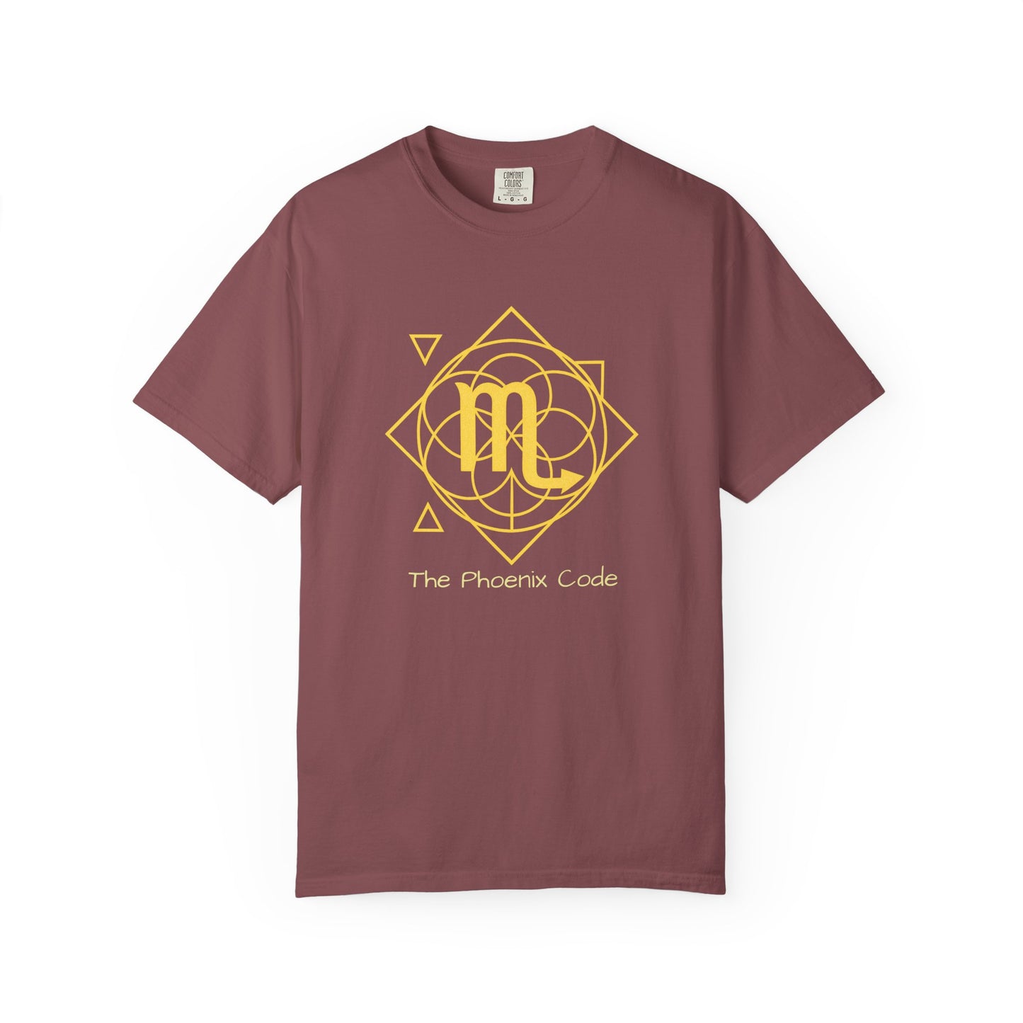 Scorpio Sacred Geometry T-Shirt | The Phoenix Code Tee in 13 different Colors | Astrology Gift