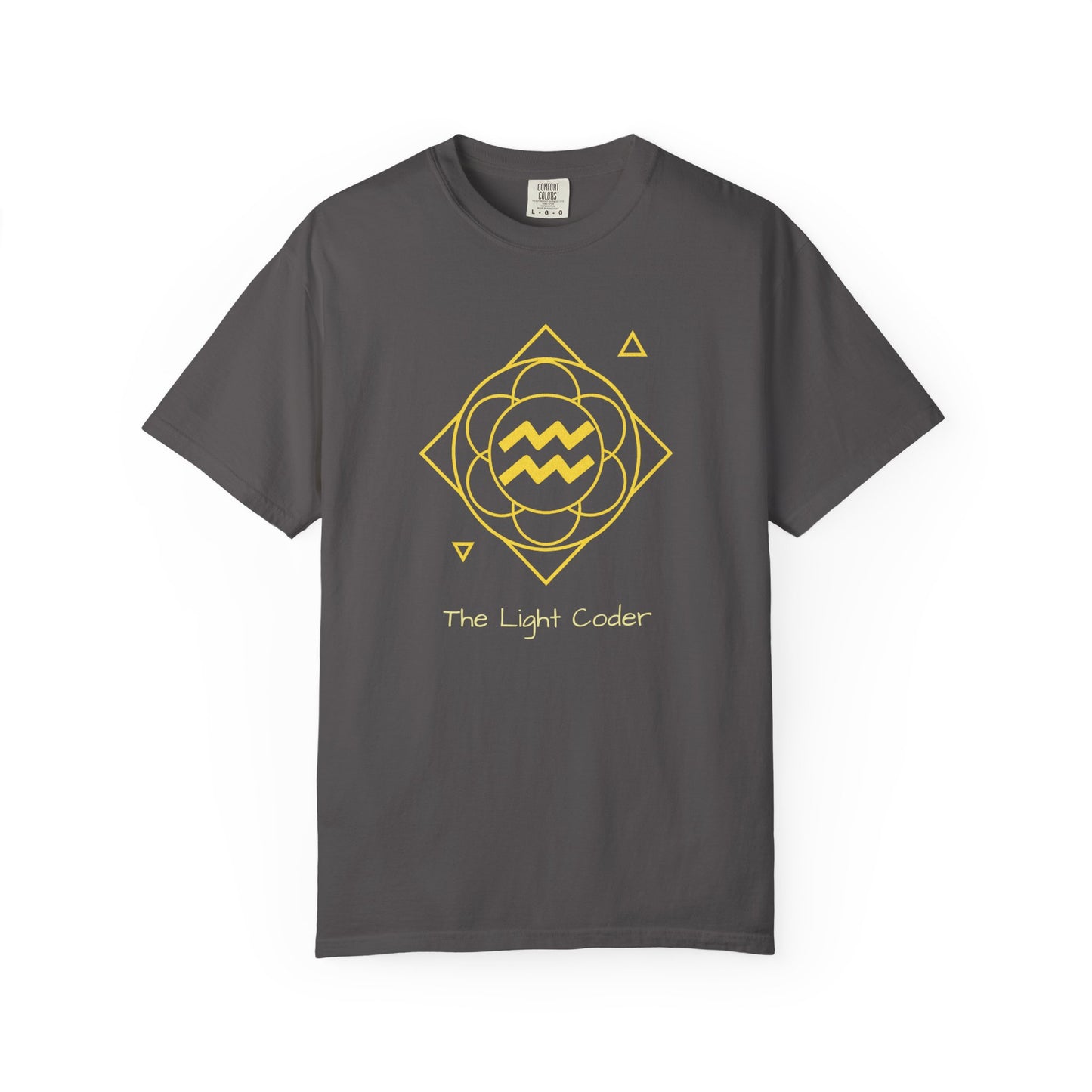 Aquarius Sacred Geometry T-Shirt | The Light Coder Tee in 13 different Colors | Astrology Gift