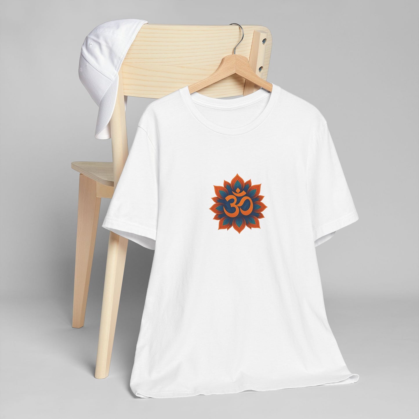 Om Lotus T-Shirt | Spiritual Symbol Tee | Sacred Geometry Shirt | Unisex Yoga Shirt | Meditation Clothing for Men and Women