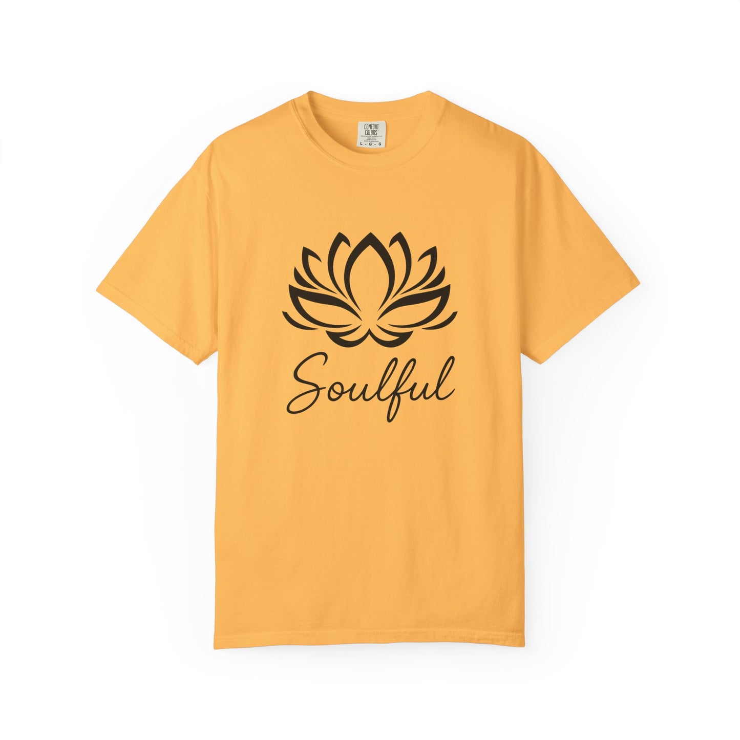 Soulful Lotus T-Shirt | 100% Ring-Spun US Cotton | Spiritual Tee | Mindfulness Shirt | Inner Peace Top