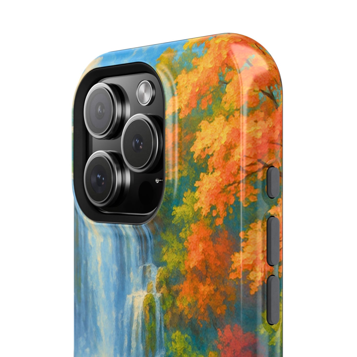 Waterfall Nature iPhone Case I Tranquil Impact-Resistant Cover | SoulfulYarn Collection | Scenic Art for iPhone