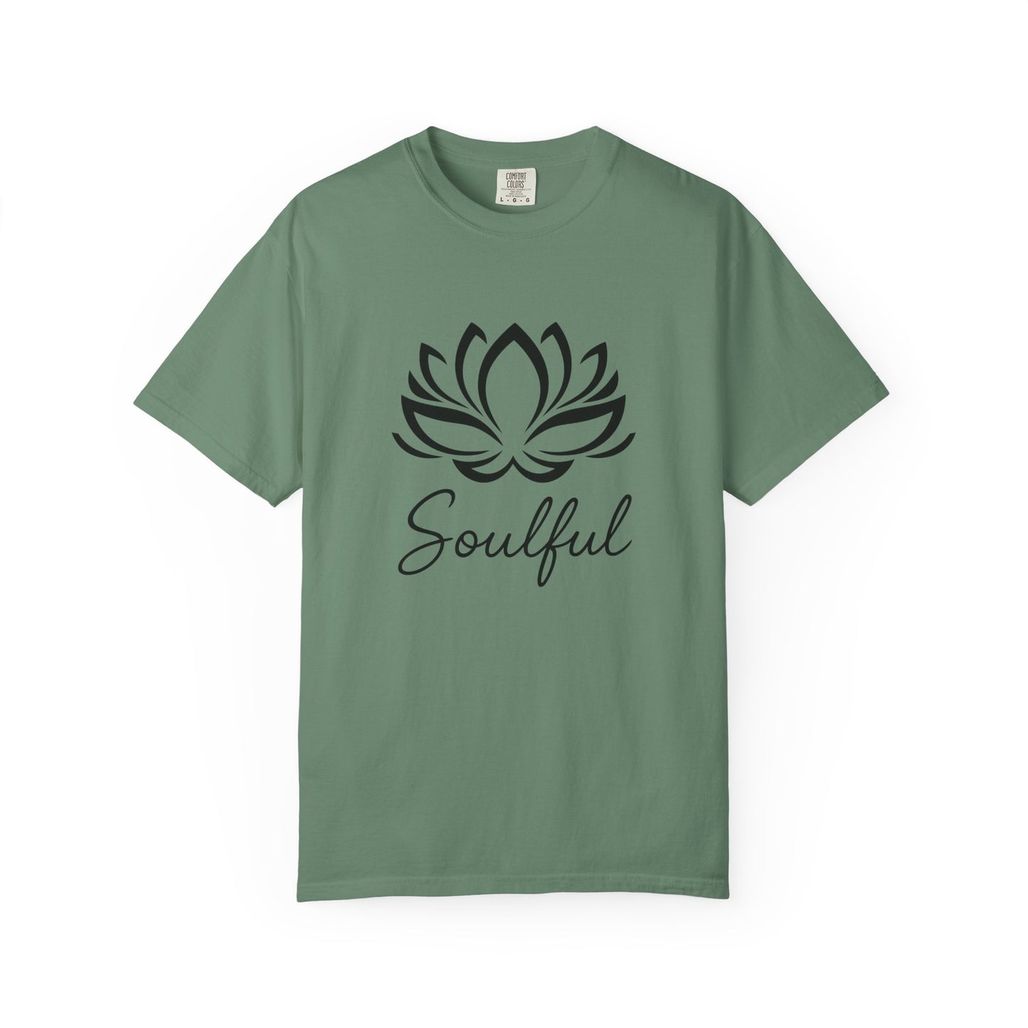 Soulful Lotus T-Shirt | 100% Ring-Spun US Cotton | Spiritual Tee | Mindfulness Shirt | Inner Peace Top